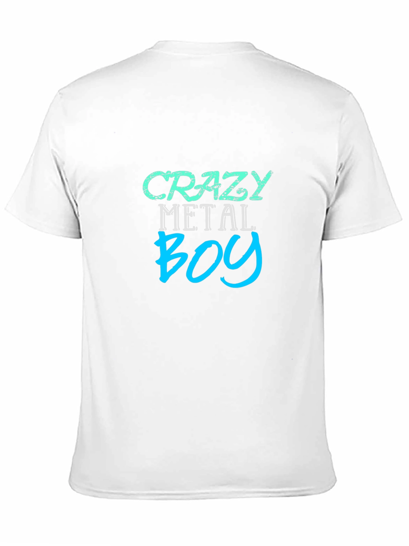 Crazy Metal Boy Graphic T-Shirt - Black
