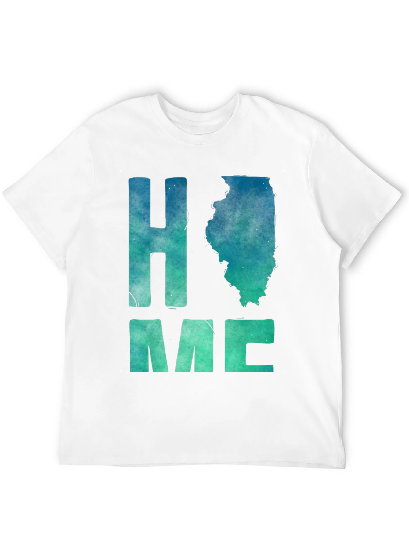 Home State Illinois Graphic Tee - Black