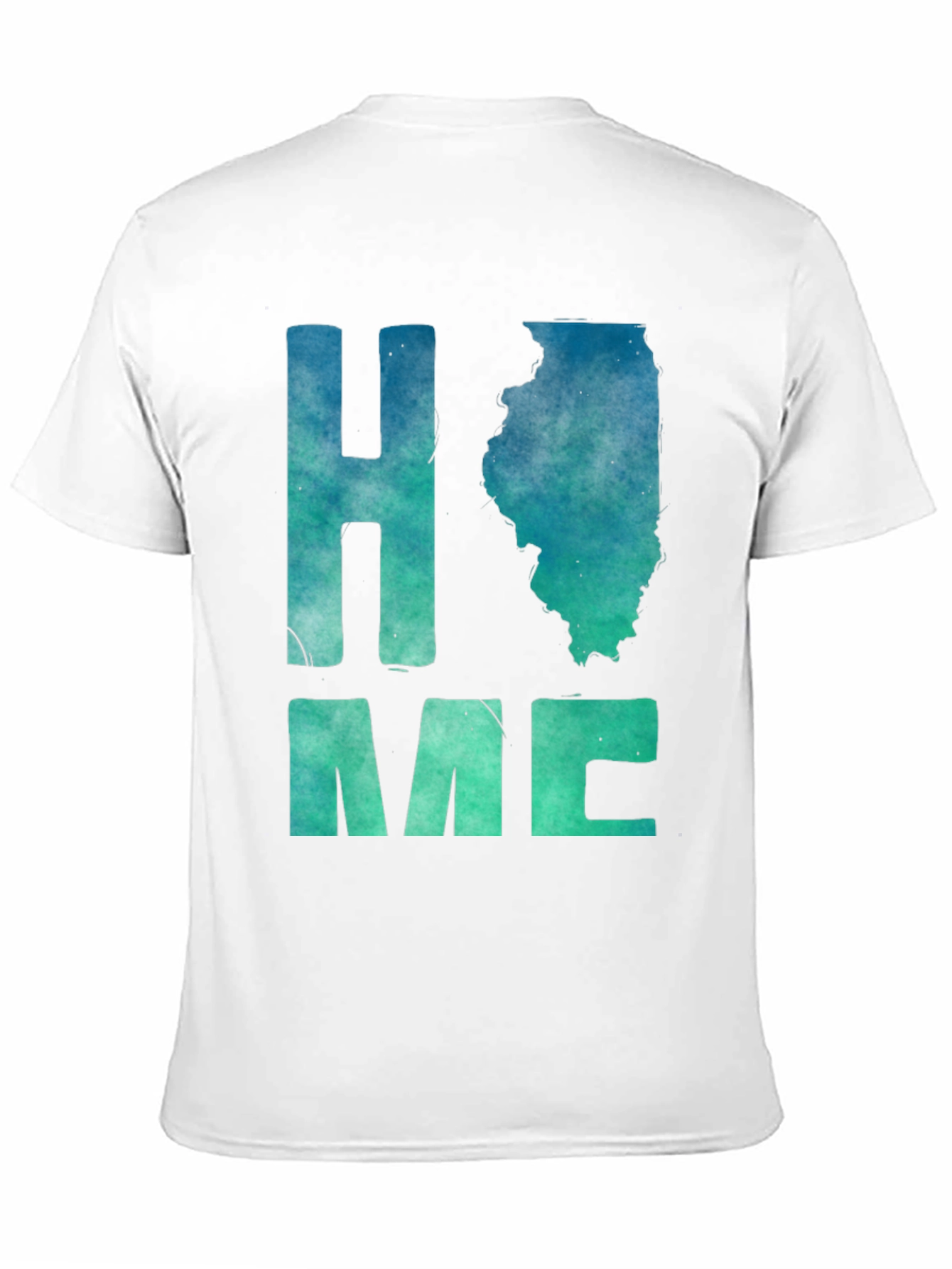 Home State Illinois Graphic Tee - Black