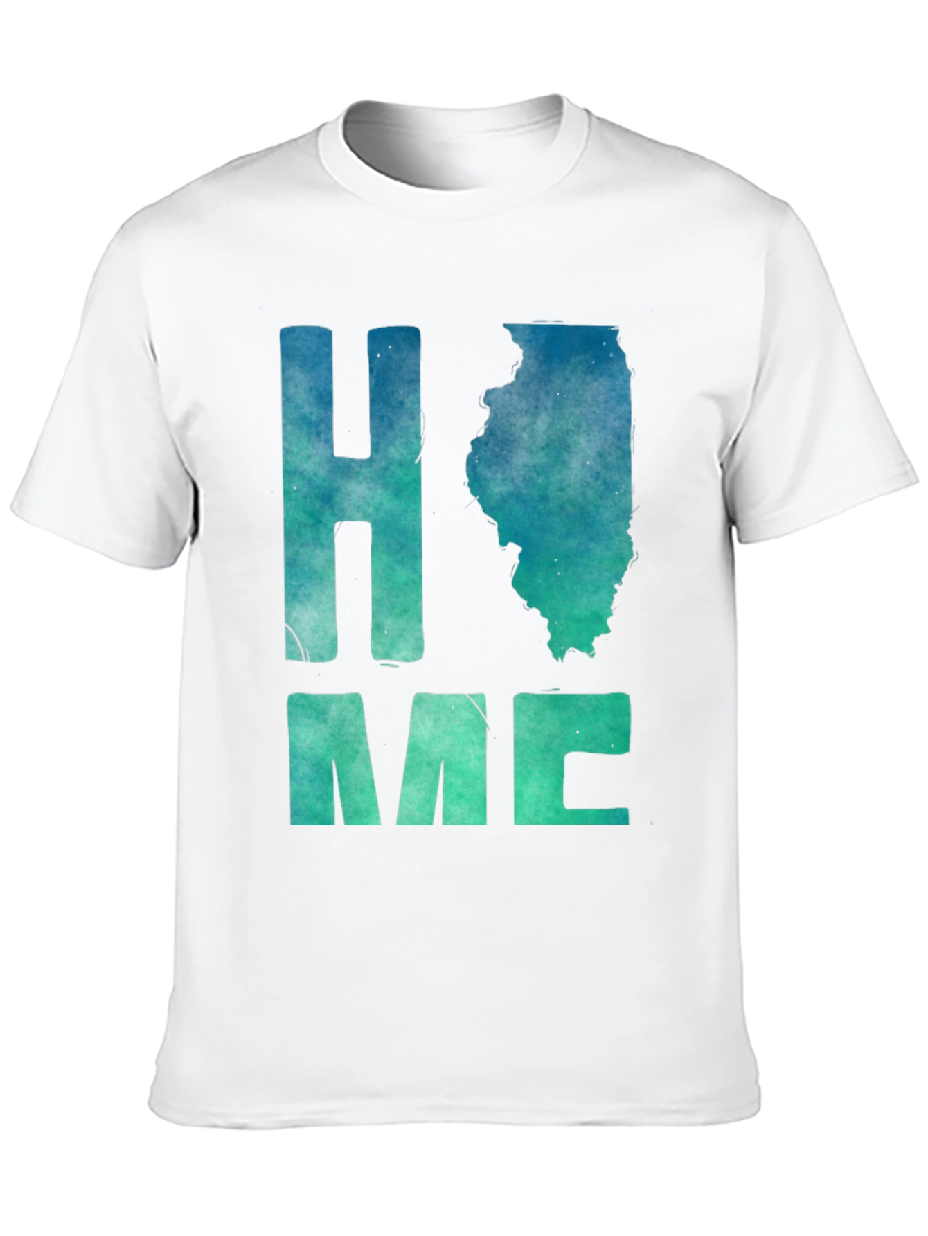 Home State Illinois Graphic Tee - Black