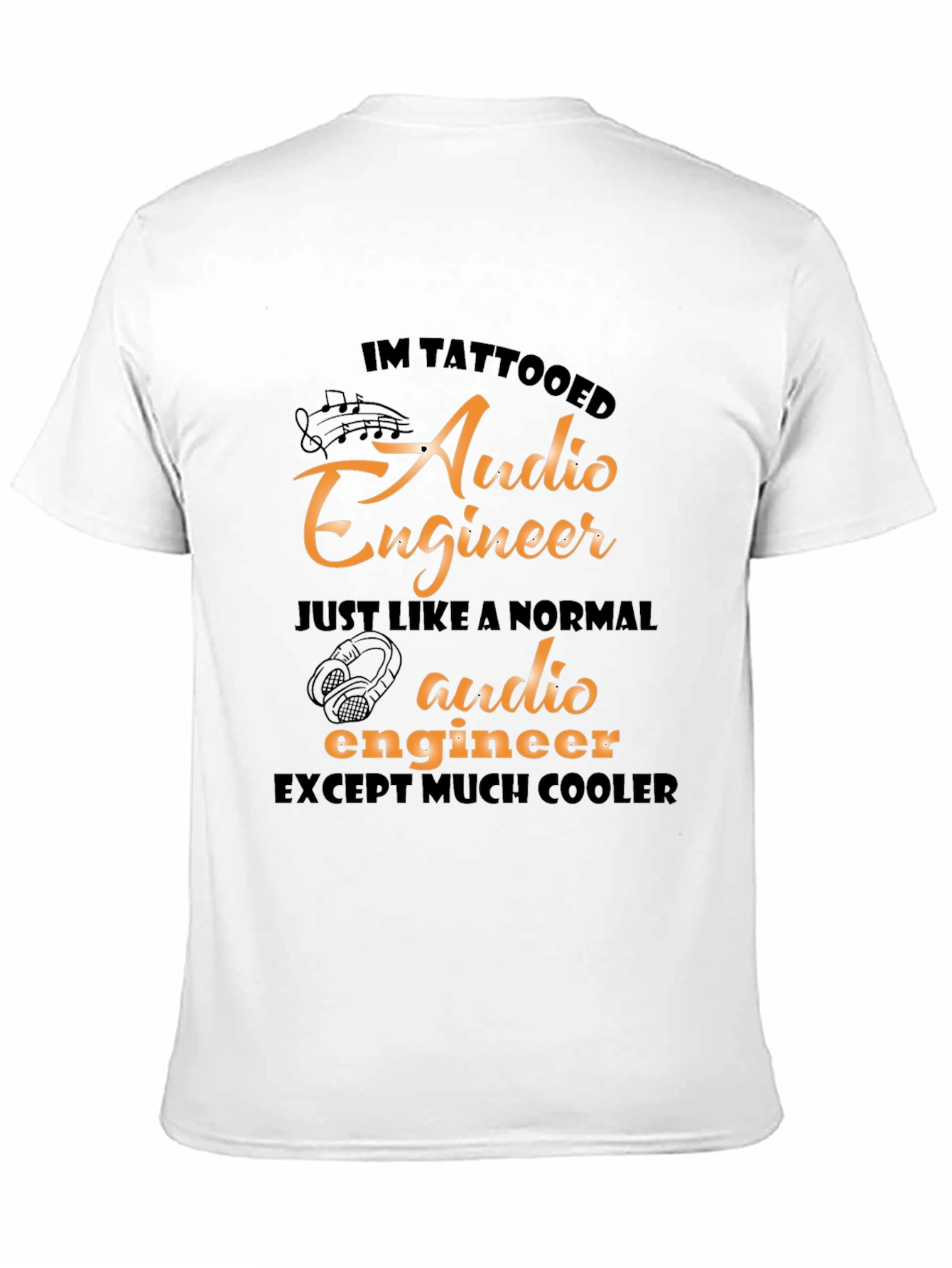 Tattooed Audio Engineer Graphic T-Shirt