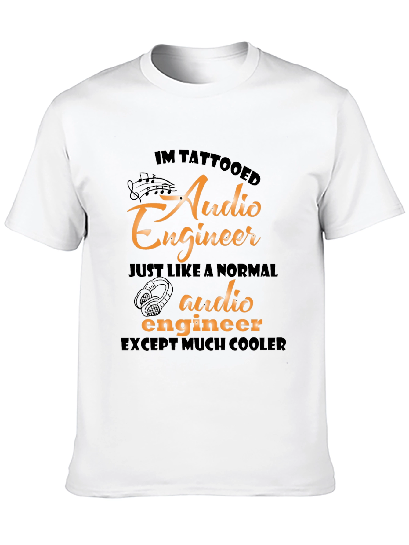 Tattooed Audio Engineer Graphic T-Shirt