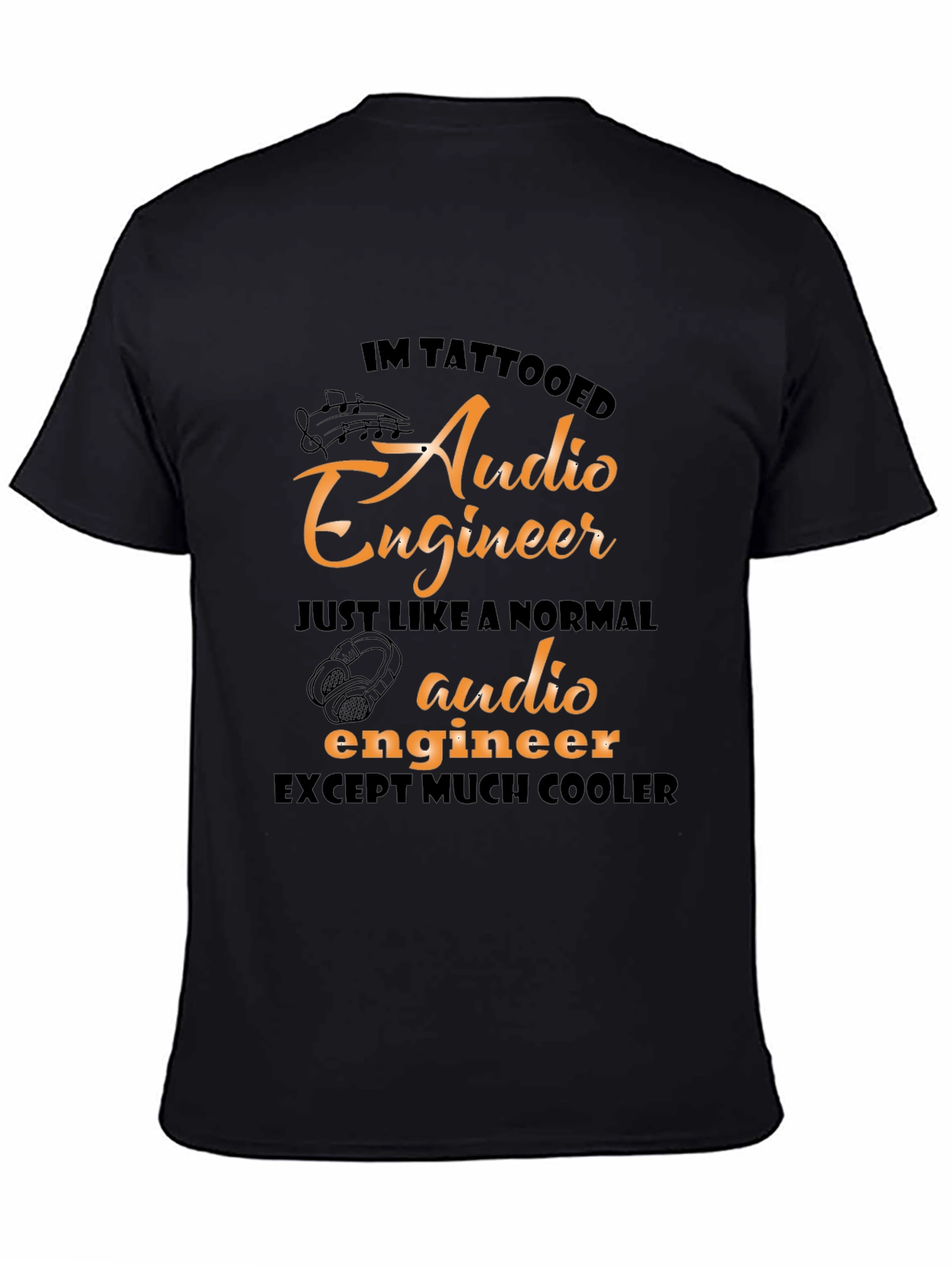 Tattooed Audio Engineer Graphic T-Shirt