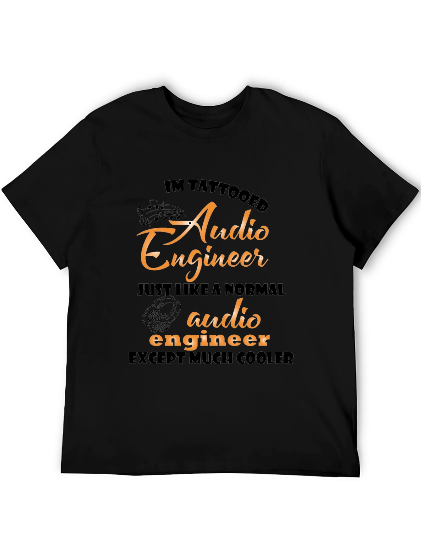 Tattooed Audio Engineer Graphic T-Shirt
