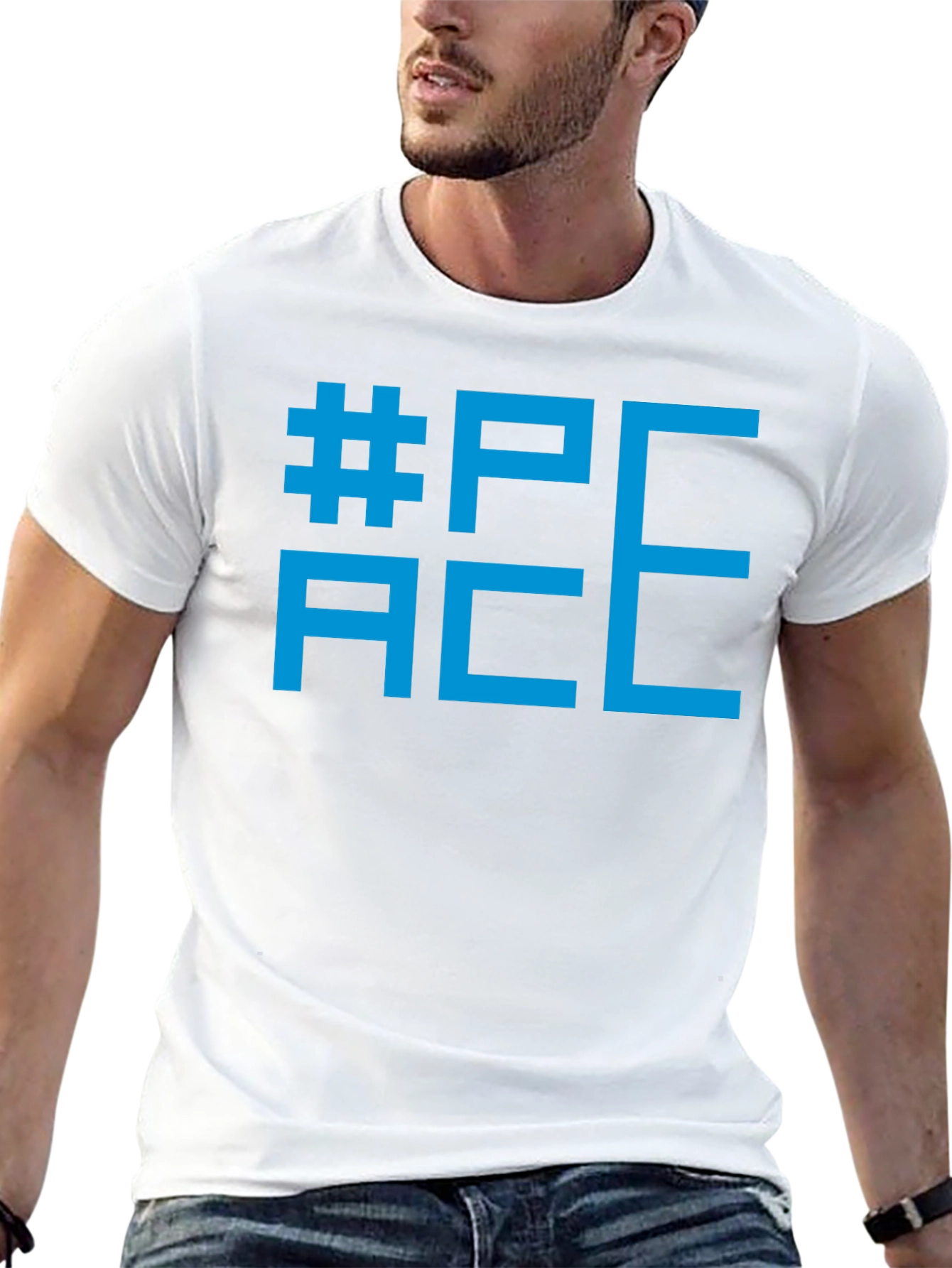 Peace Sign Black Graphic Tee