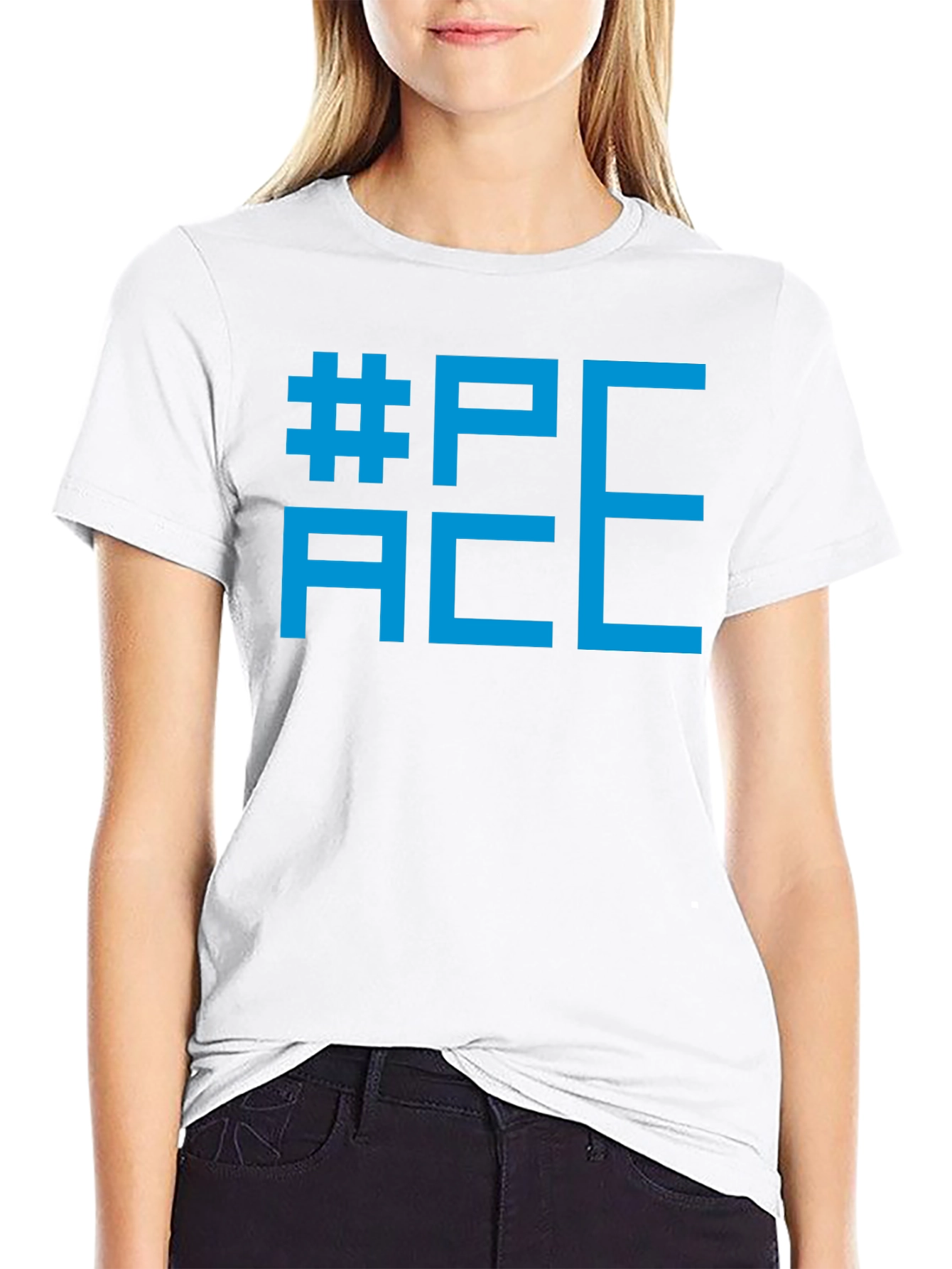 Peace Sign Black Graphic Tee