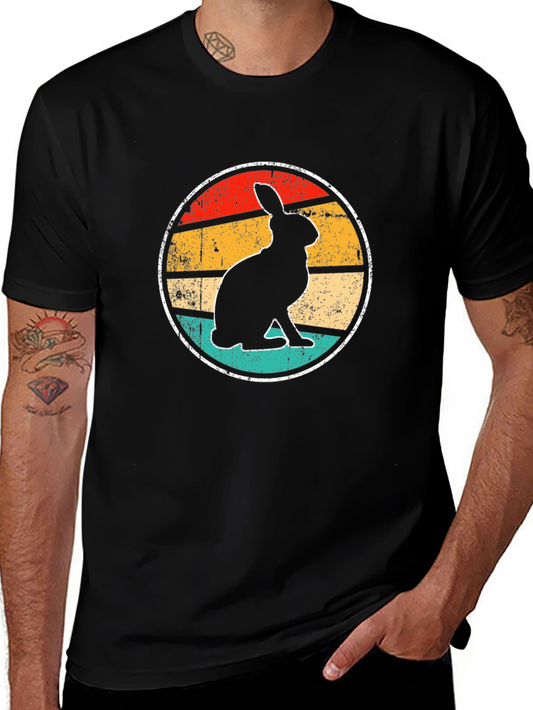 Retro Rabbit T-Shirt - Vintage Style Tee