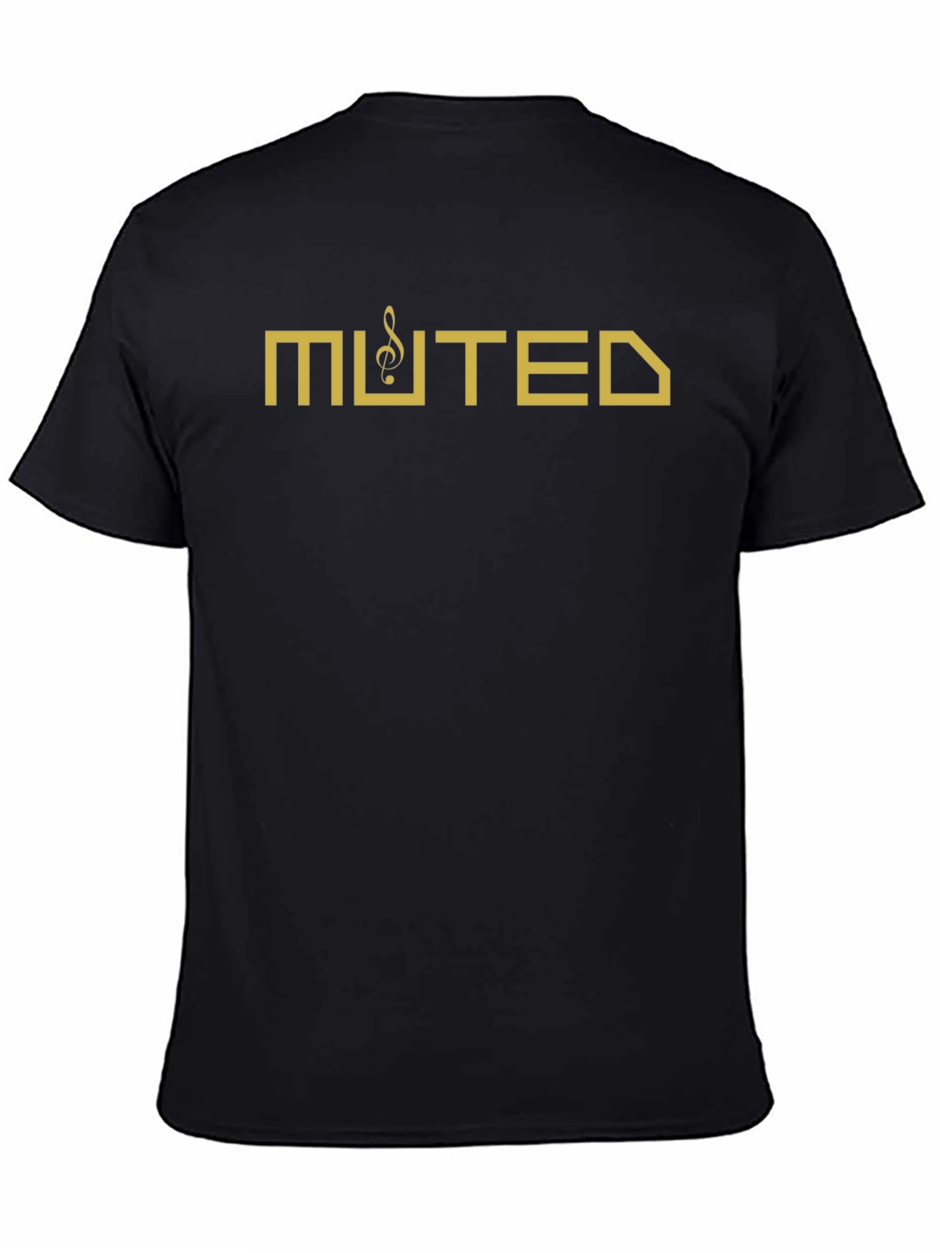 Muted Music Note Graphic T-Shirt