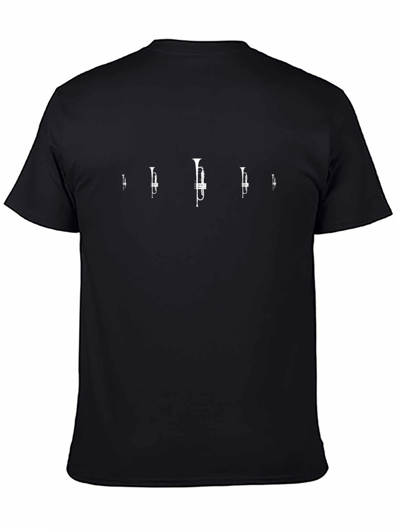 Trumpet Scale Graphic Black T-Shirt