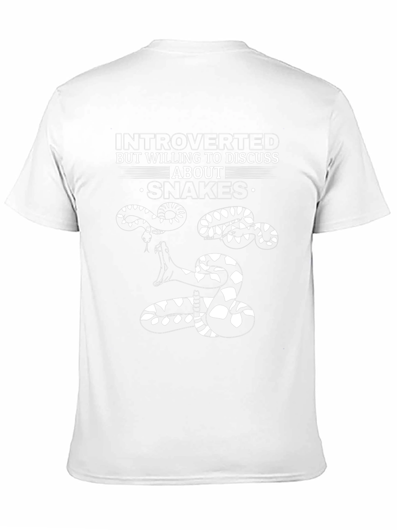 Introverted Snake Graphic T-Shirt