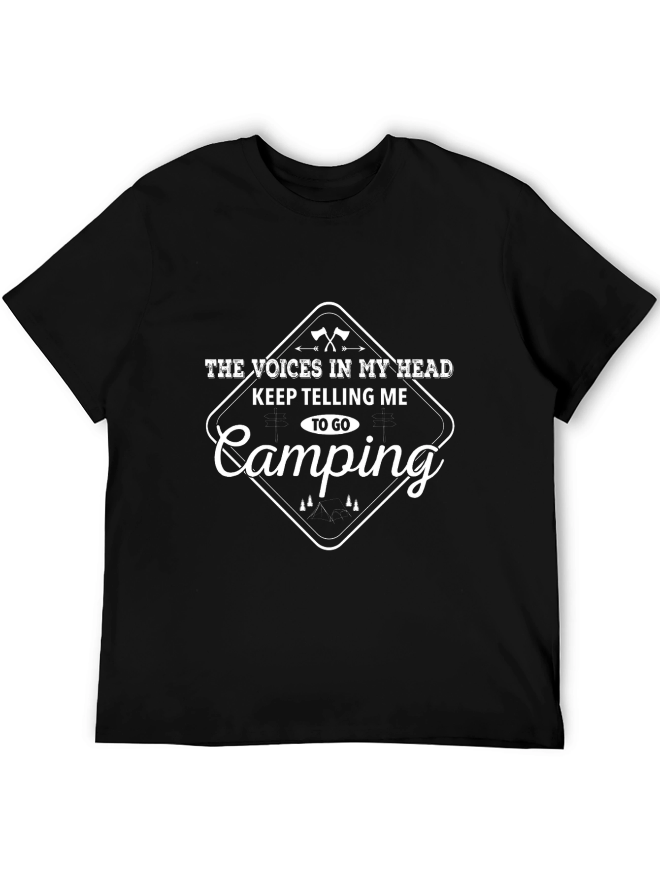 Camping T-Shirt - Voices In My Head - Adventure