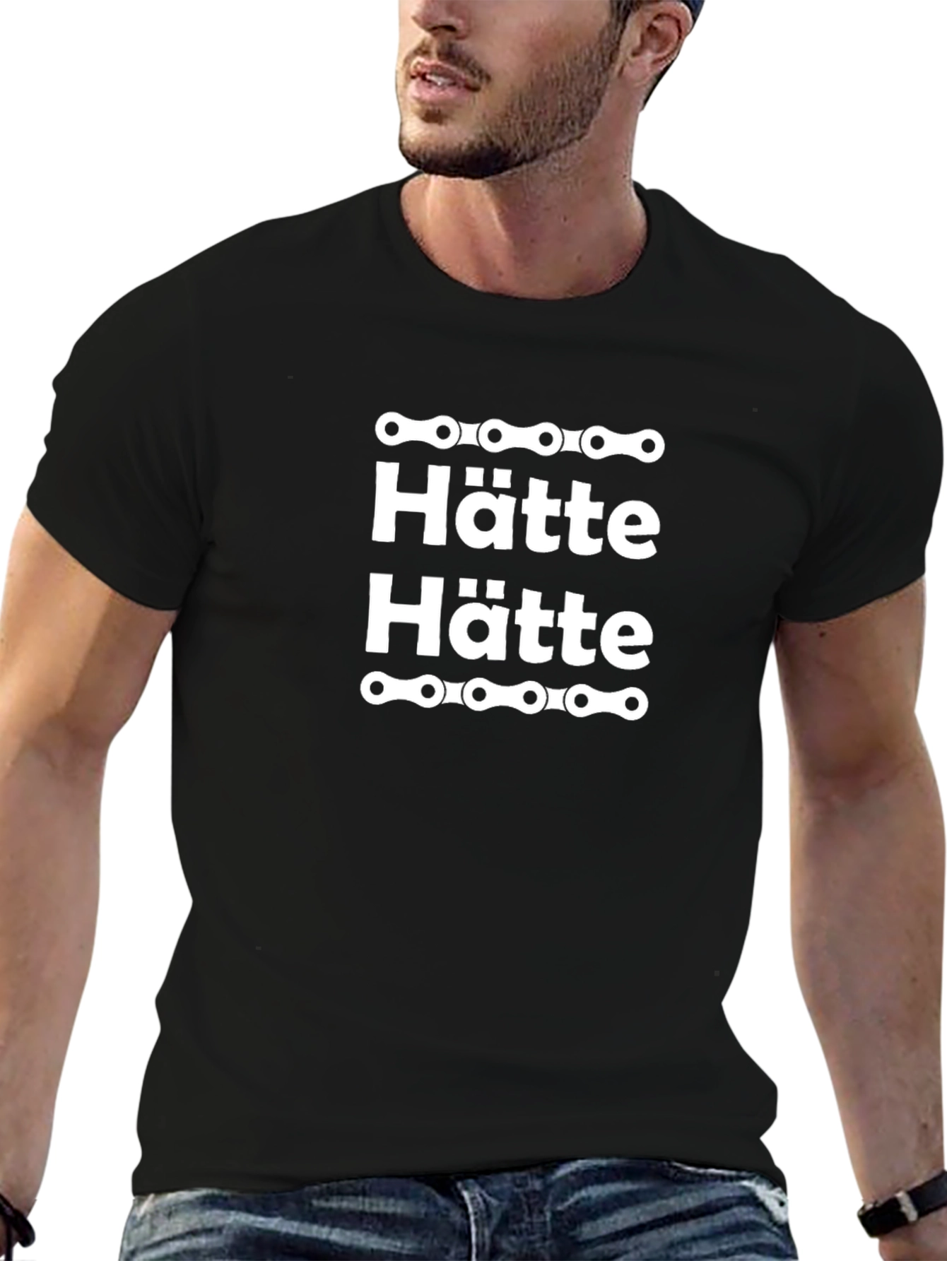 Hätte Hätte Bicycle Chain T-Shirt - Black