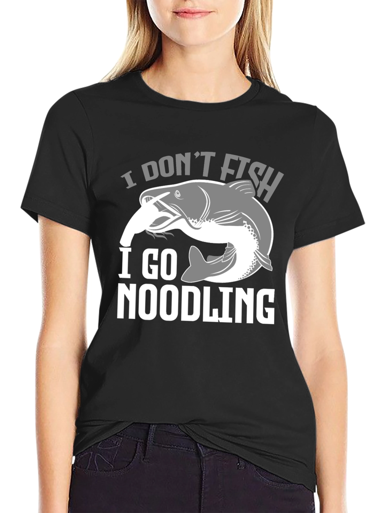 I Dont Fish I Go Noodling T-Shirt