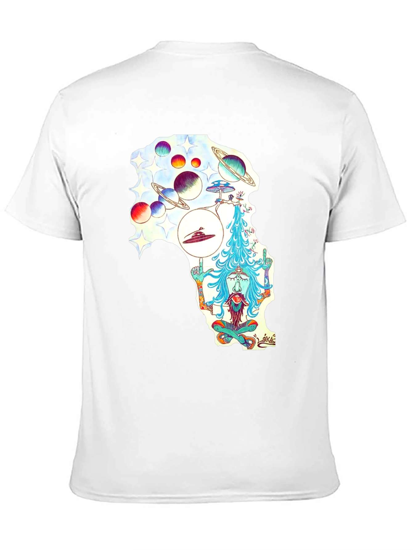 Cosmic Meditation Graphic T-Shirt