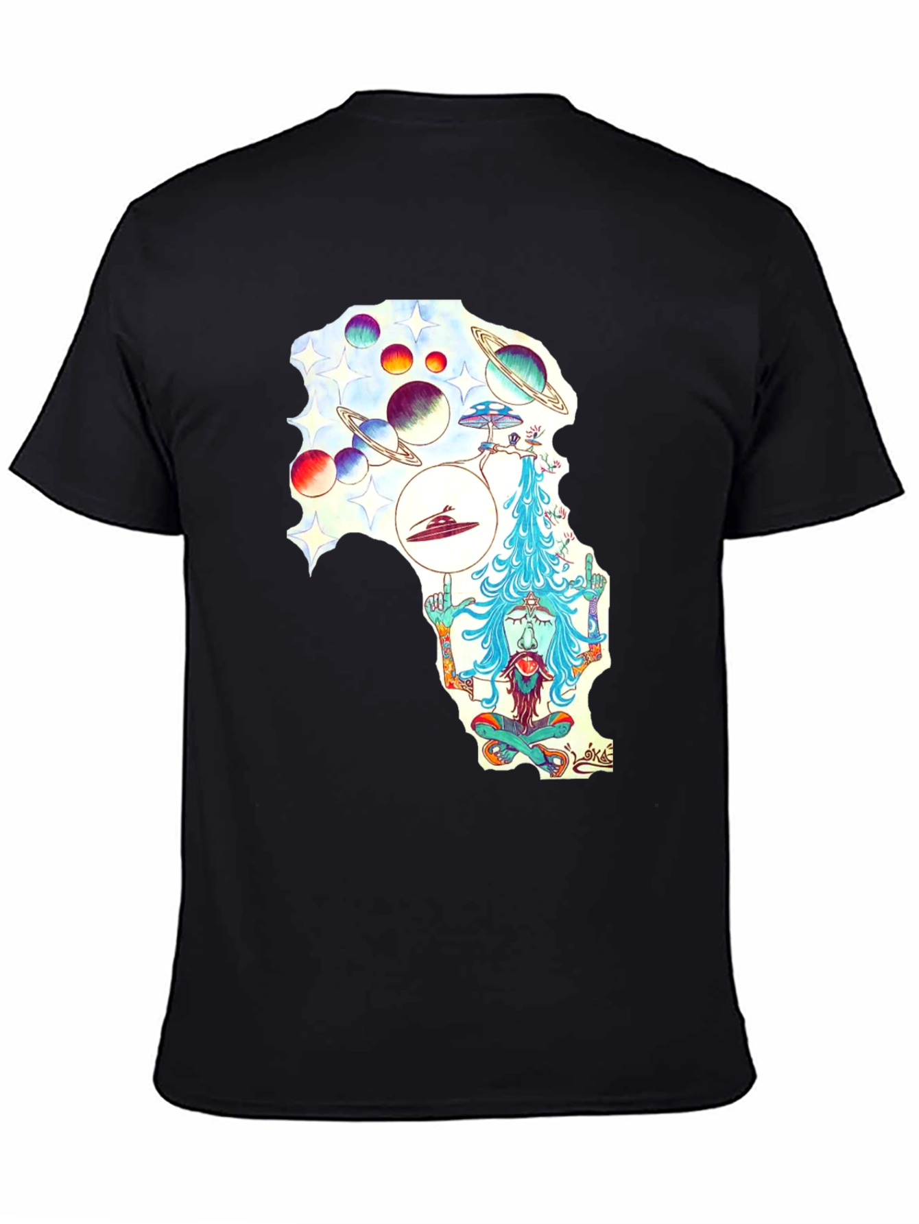 Cosmic Meditation Graphic T-Shirt