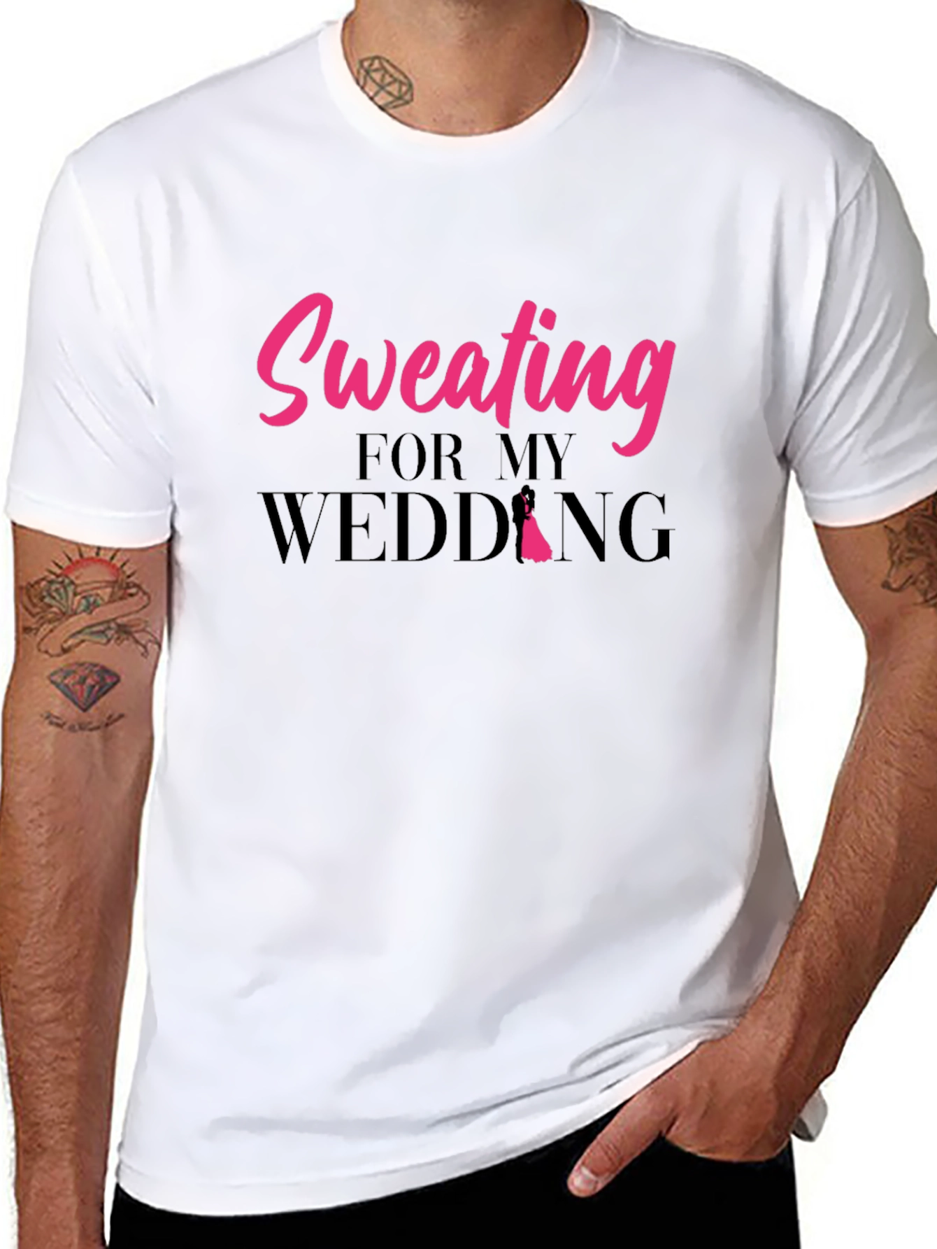 Sweating For My Wedding Graphic T-Shirt