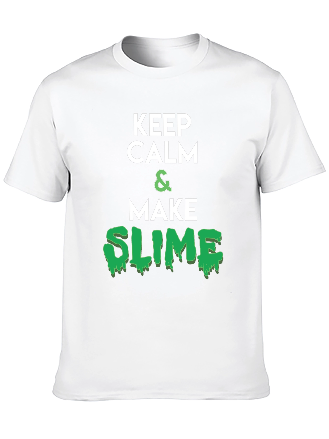 Keep Calm & Make Slime Black T-Shirt