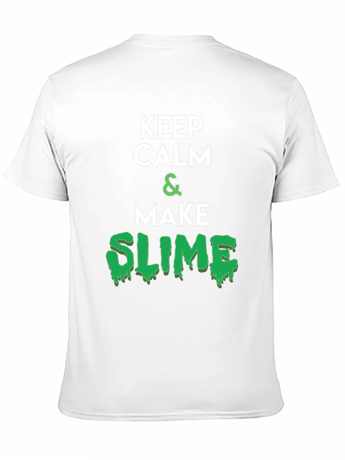 Keep Calm & Make Slime Black T-Shirt