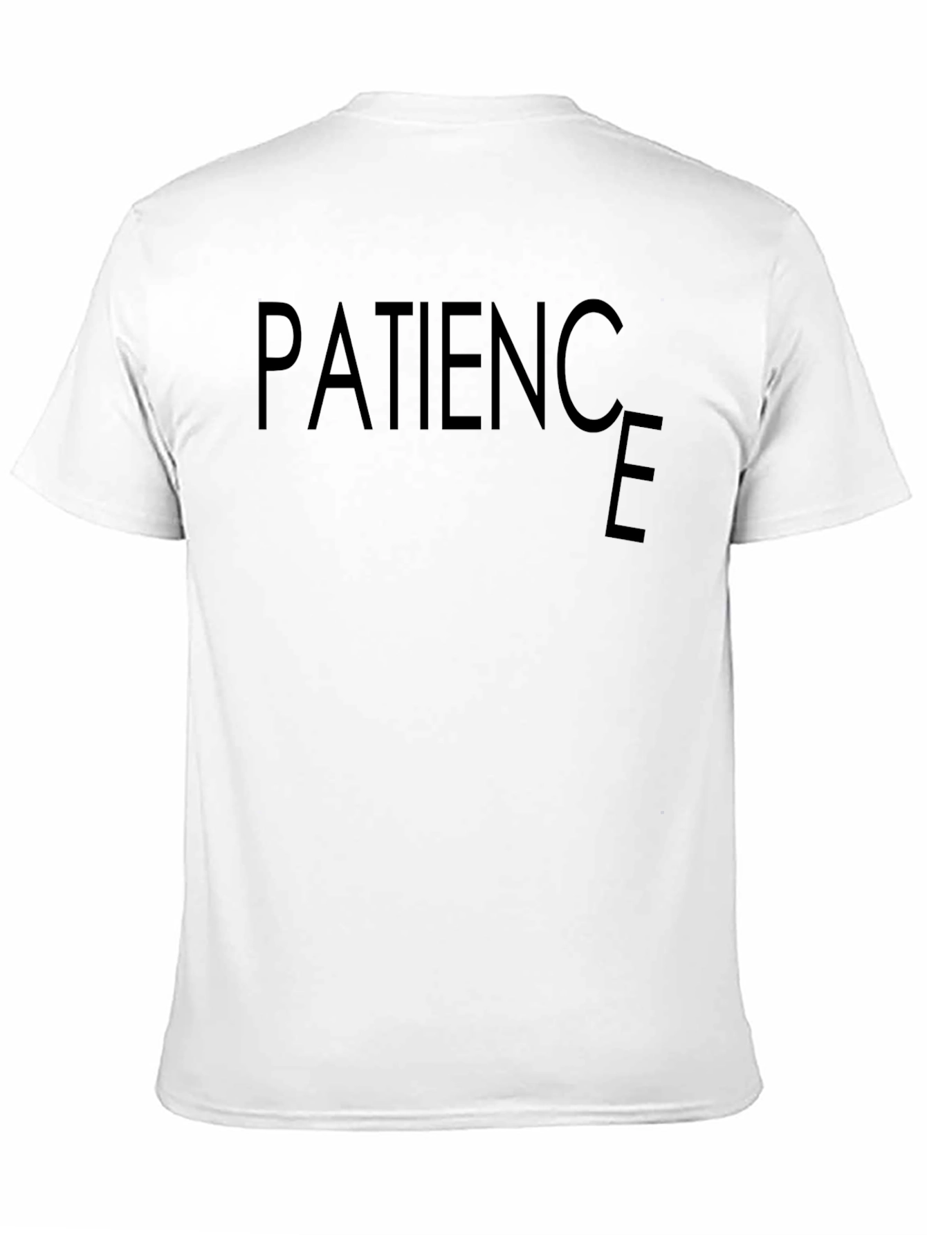 Patience Graphic Tee - Minimalist Style