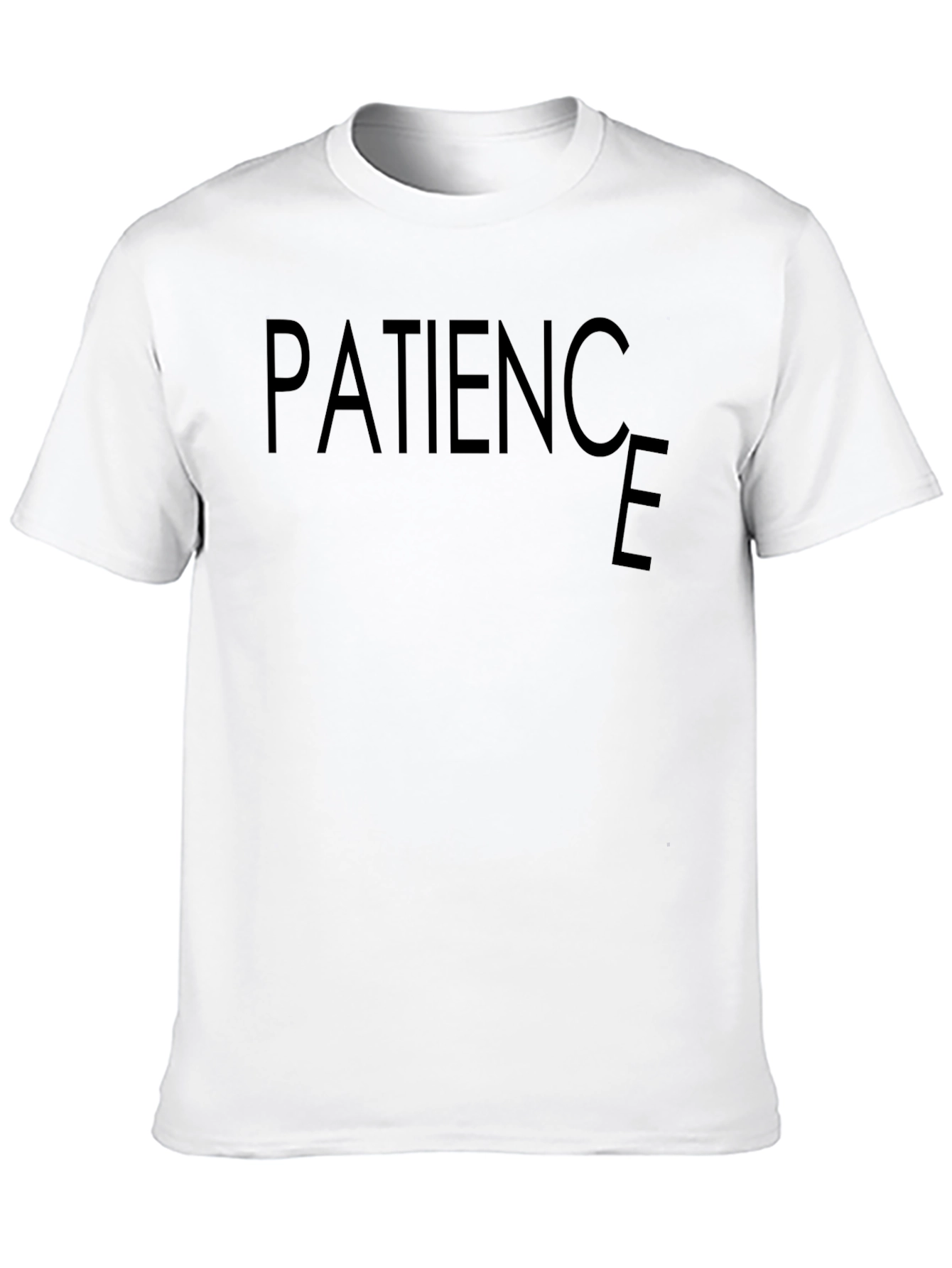 Patience Graphic Tee - Minimalist Style