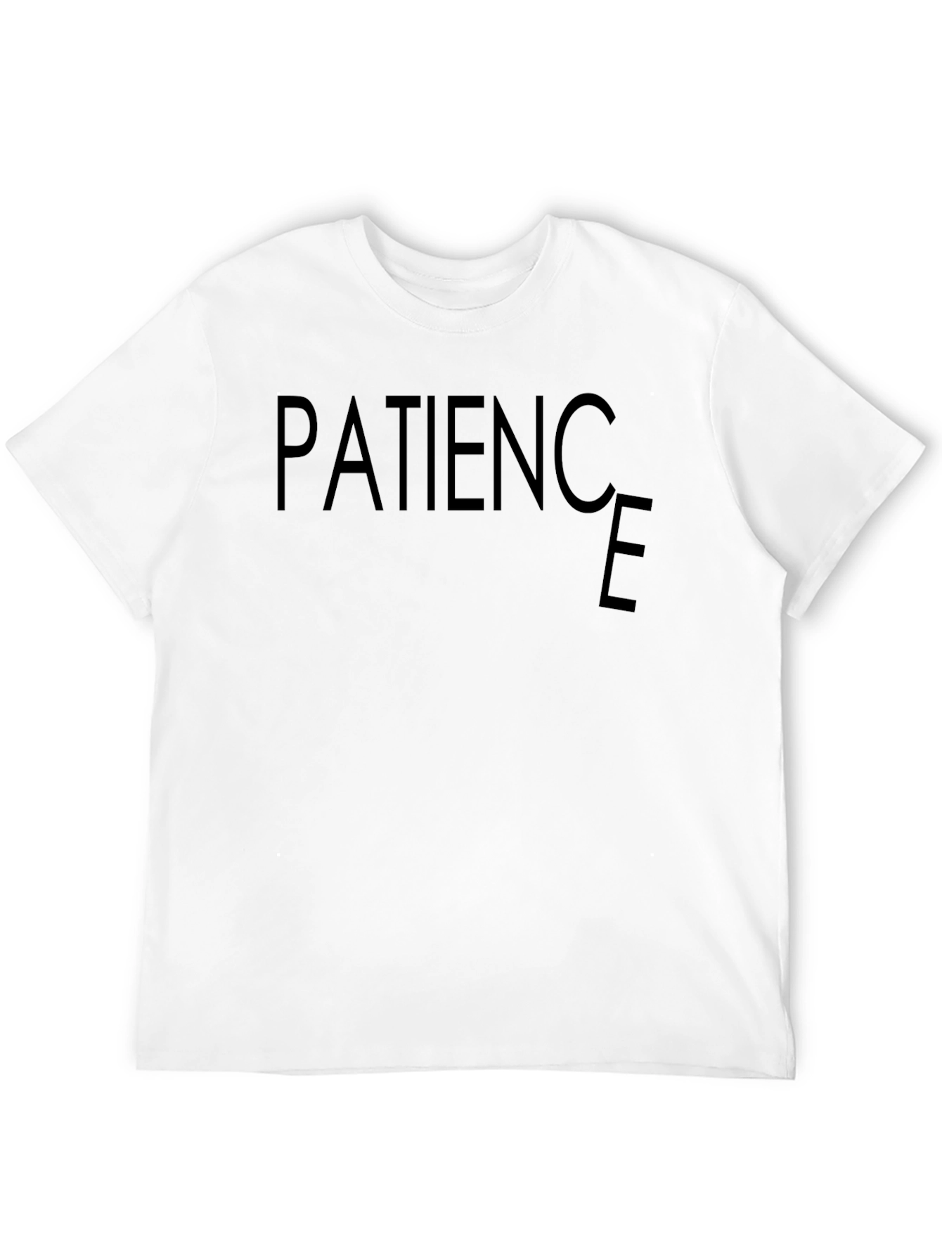 Patience Graphic Tee - Minimalist Style