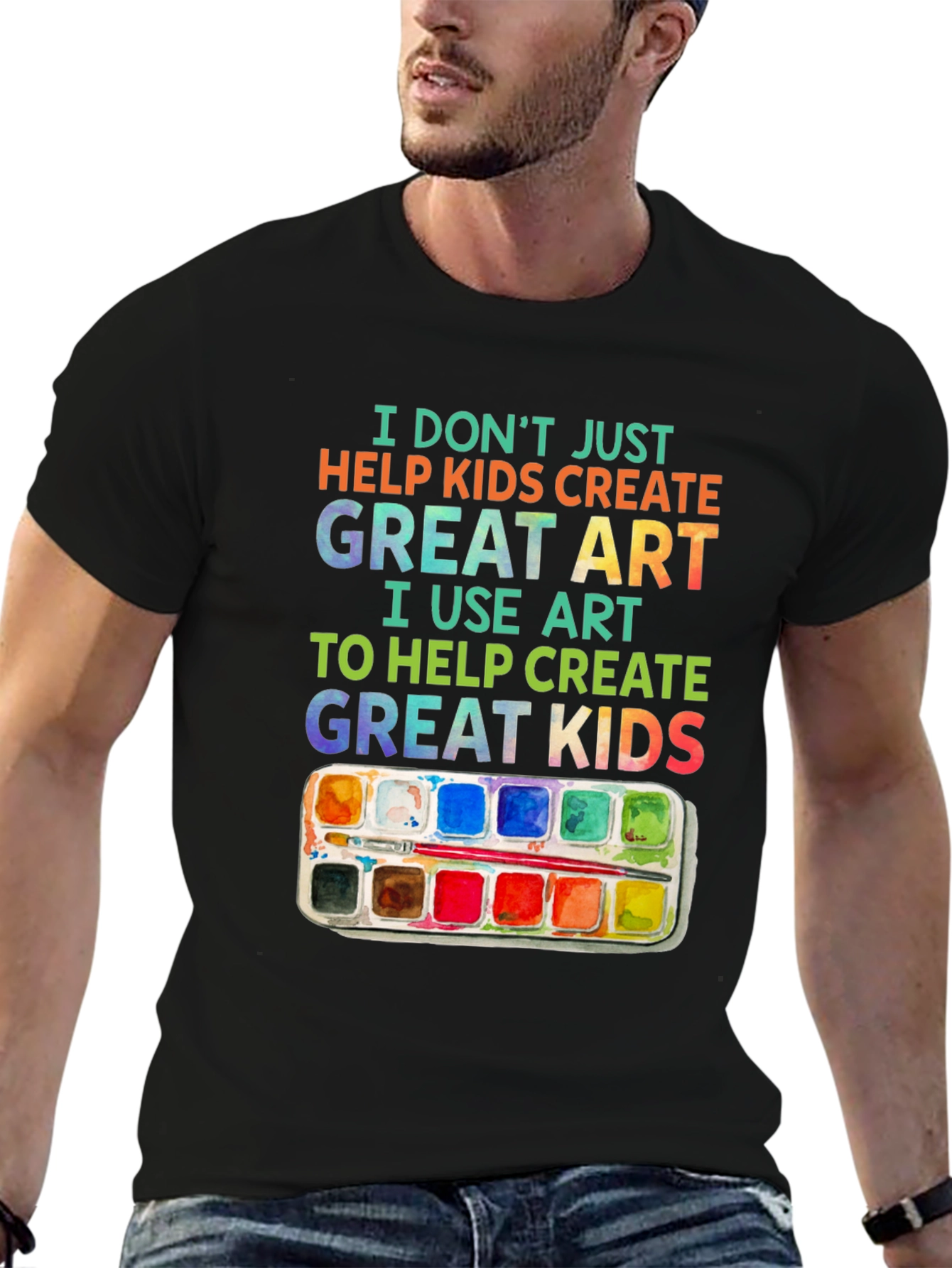 Artist Teach Great Kids Graphic T-Shirt