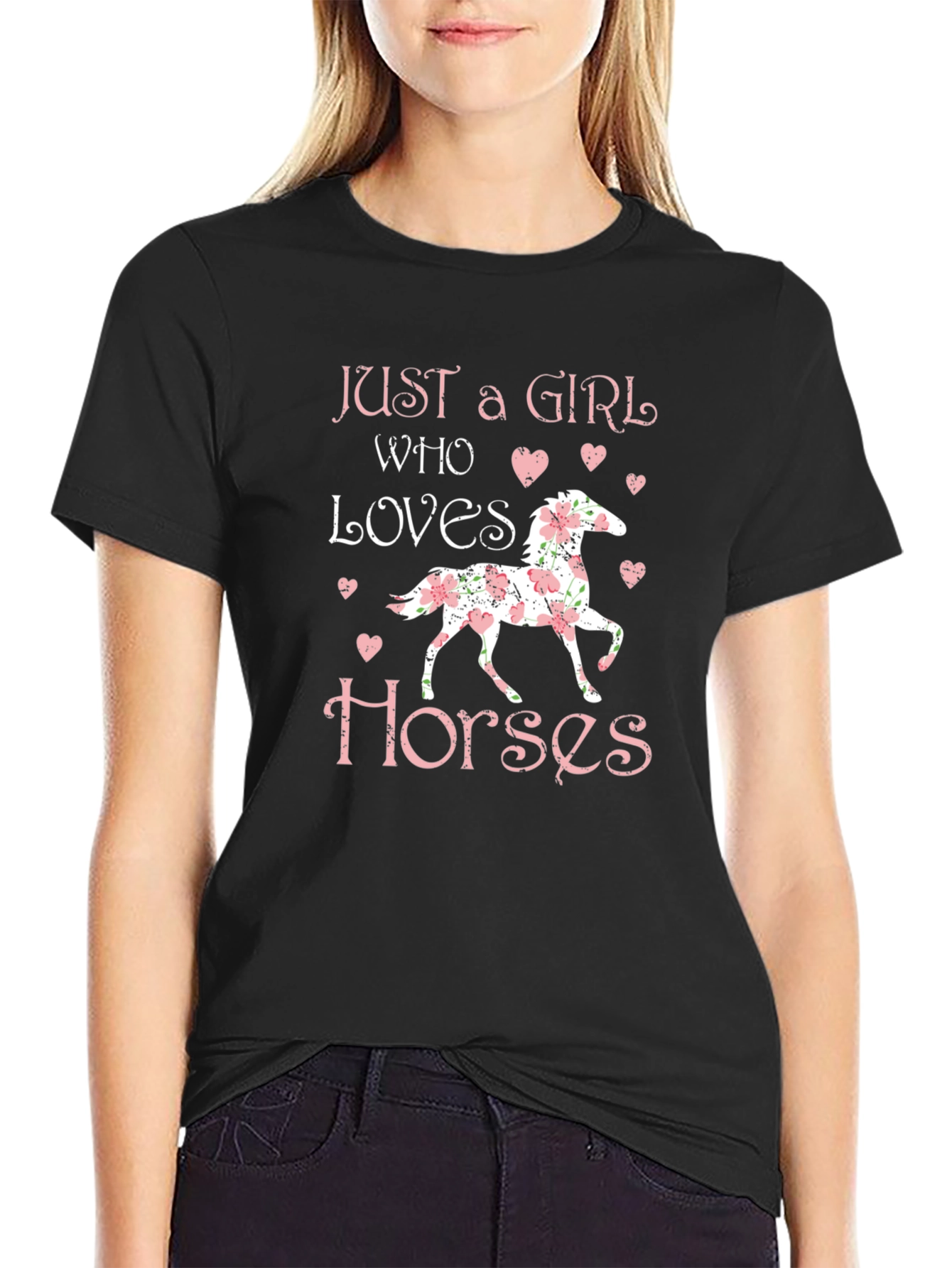 Just A Girl Who Loves Horses T-Shirt