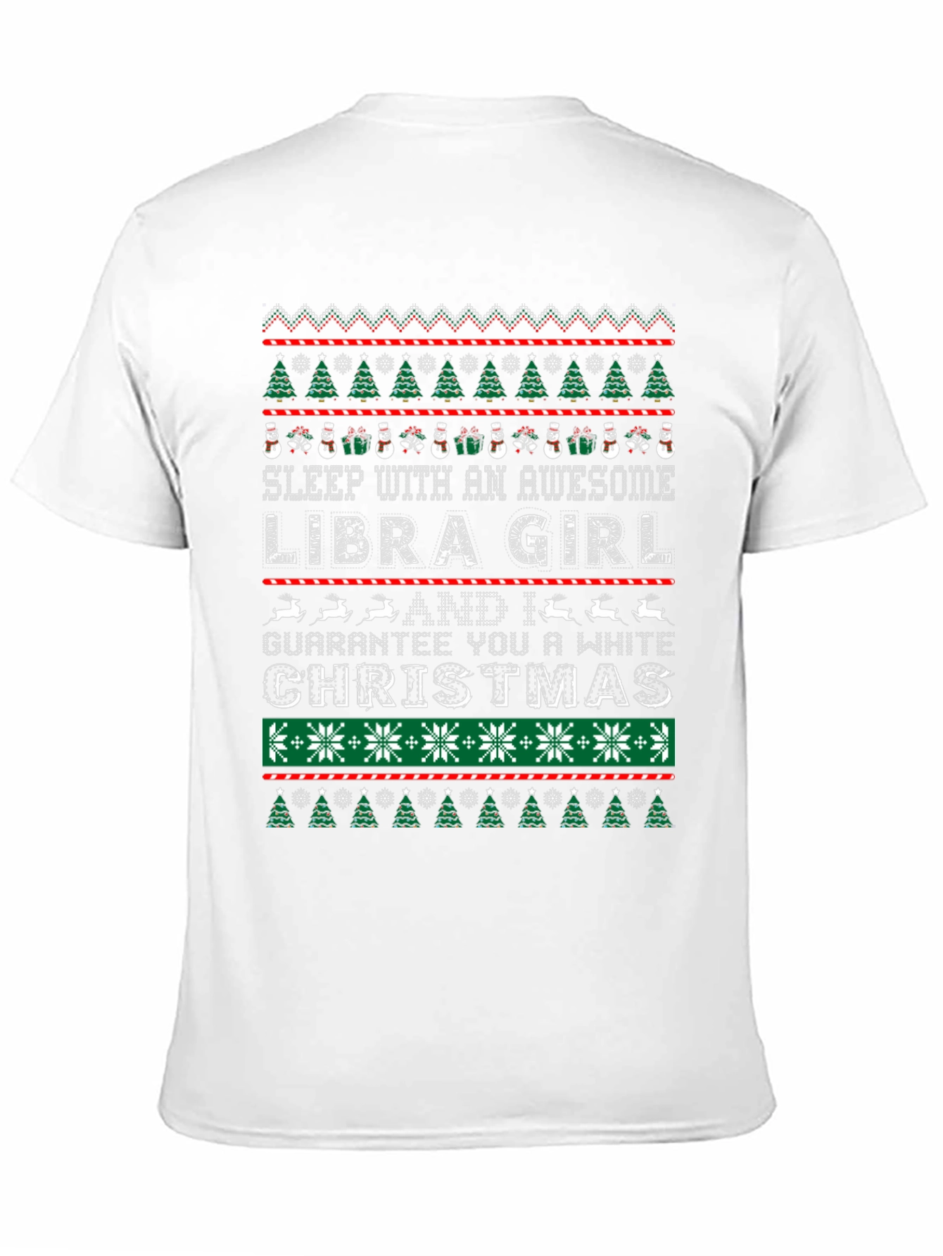 Libra Girl Christmas Ugly Sweater T-Shirt