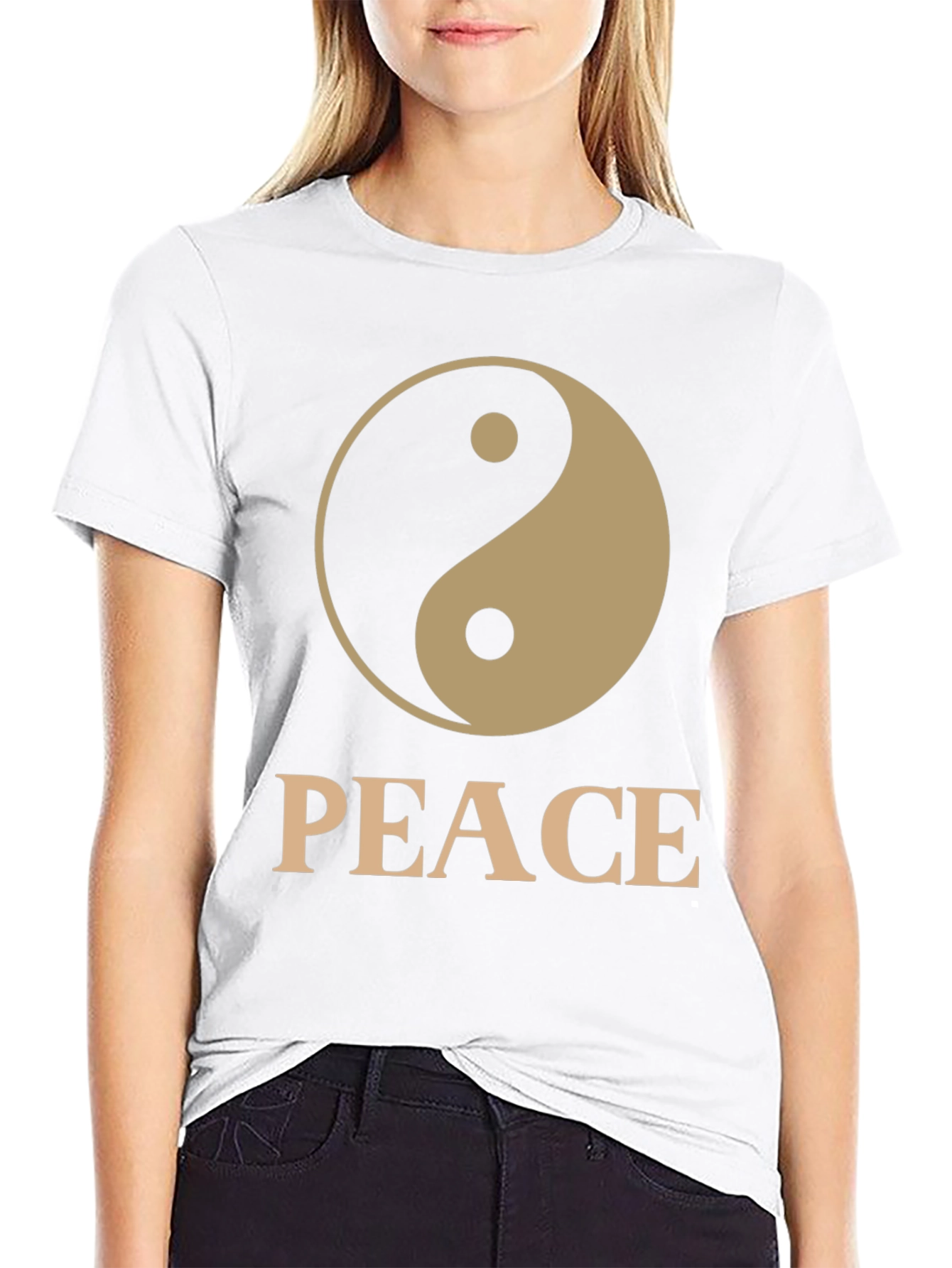 Yin Yang Peace Graphic Tee