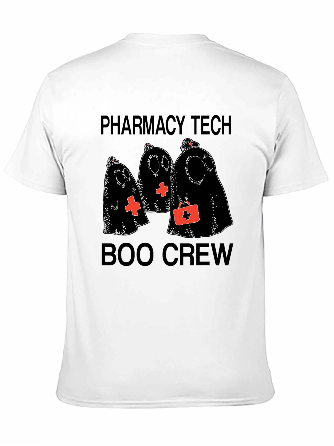 Pharmacy Tech Boo Crew Halloween Graphic Tee