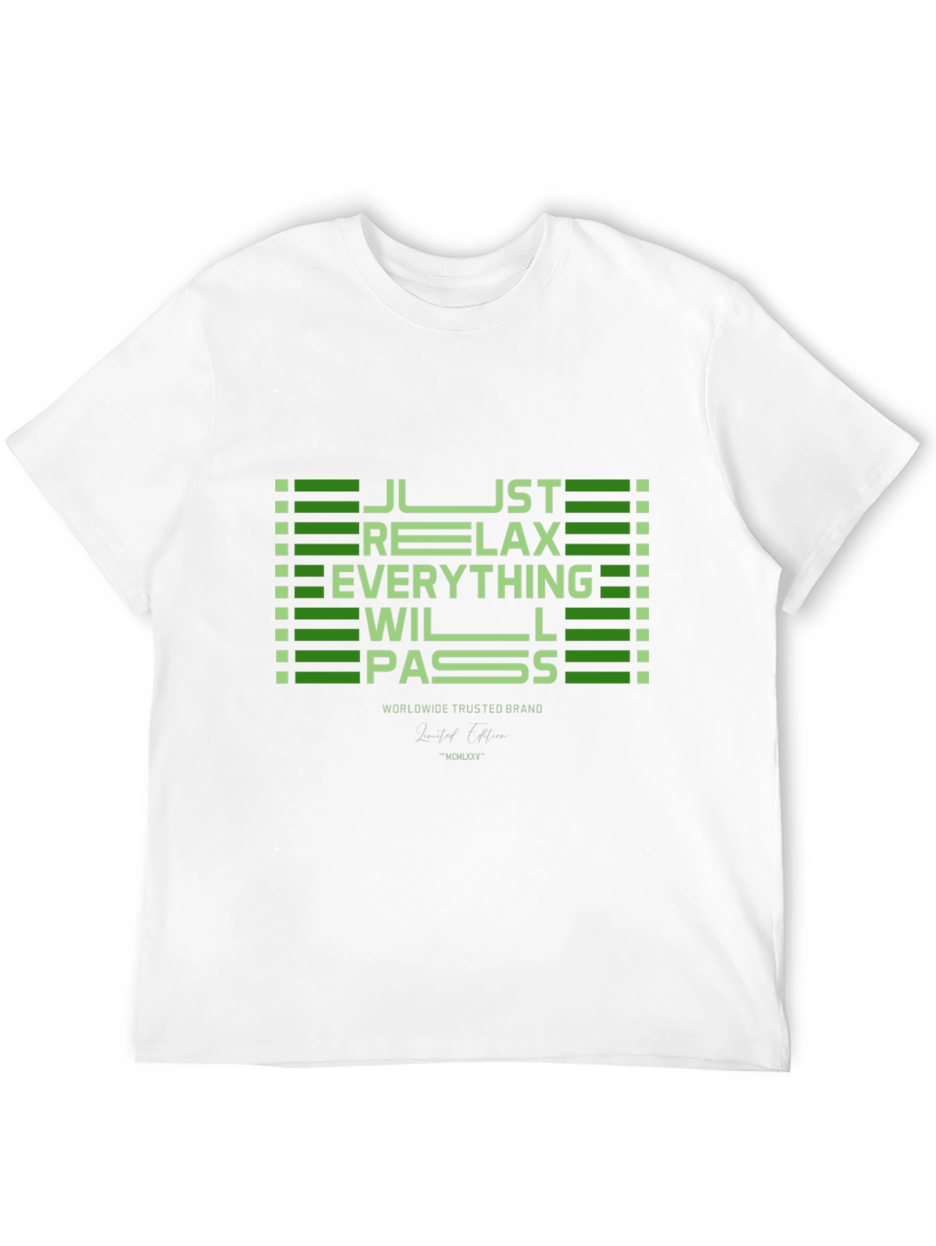 Just Relax T-Shirt - Modern Graphic Tee