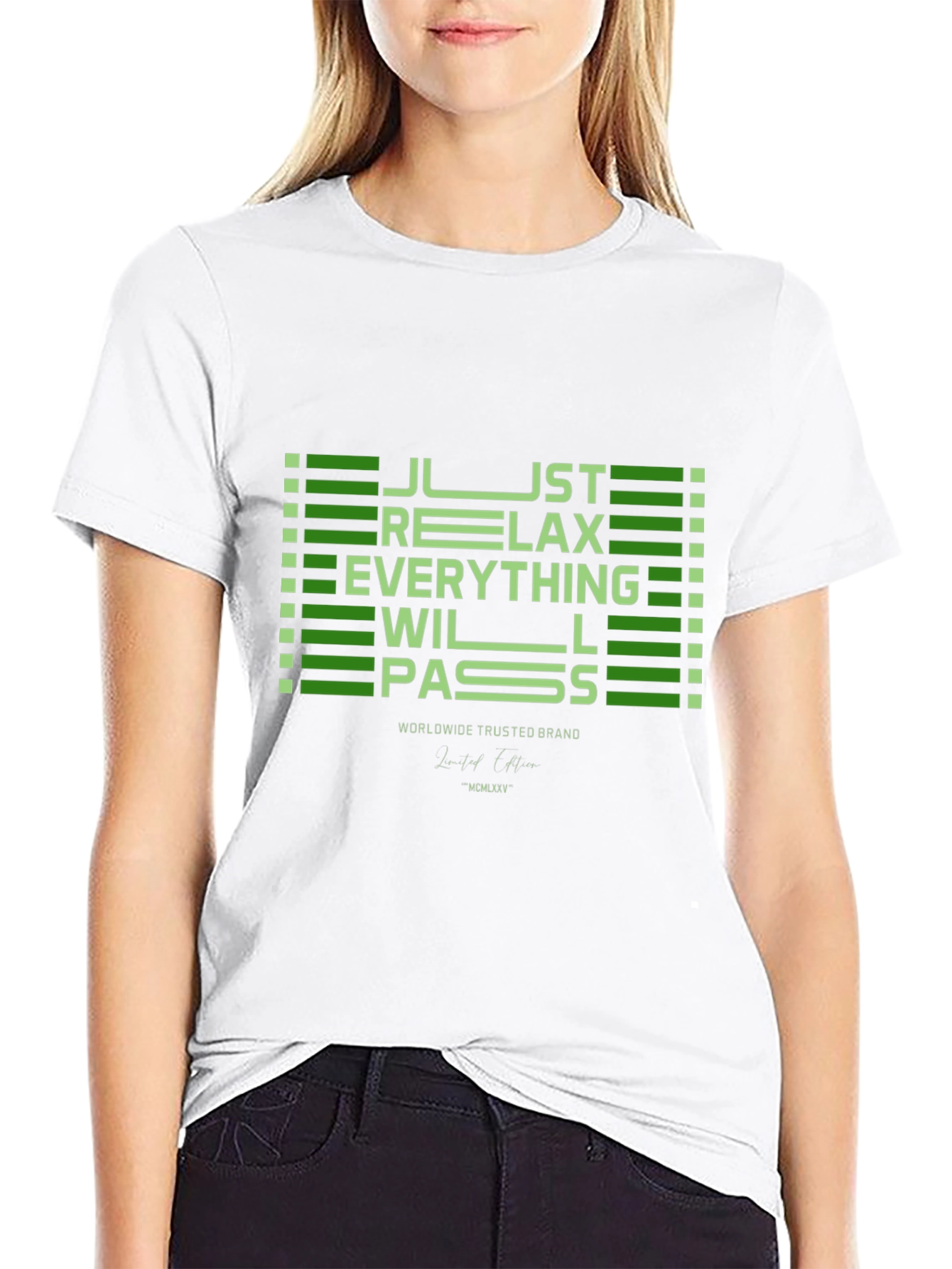 Just Relax T-Shirt - Modern Graphic Tee