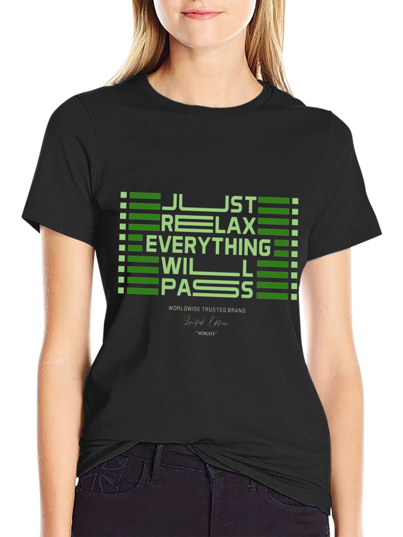 Just Relax T-Shirt - Modern Graphic Tee