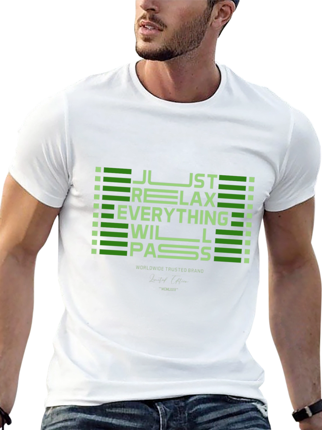 Just Relax T-Shirt - Modern Graphic Tee