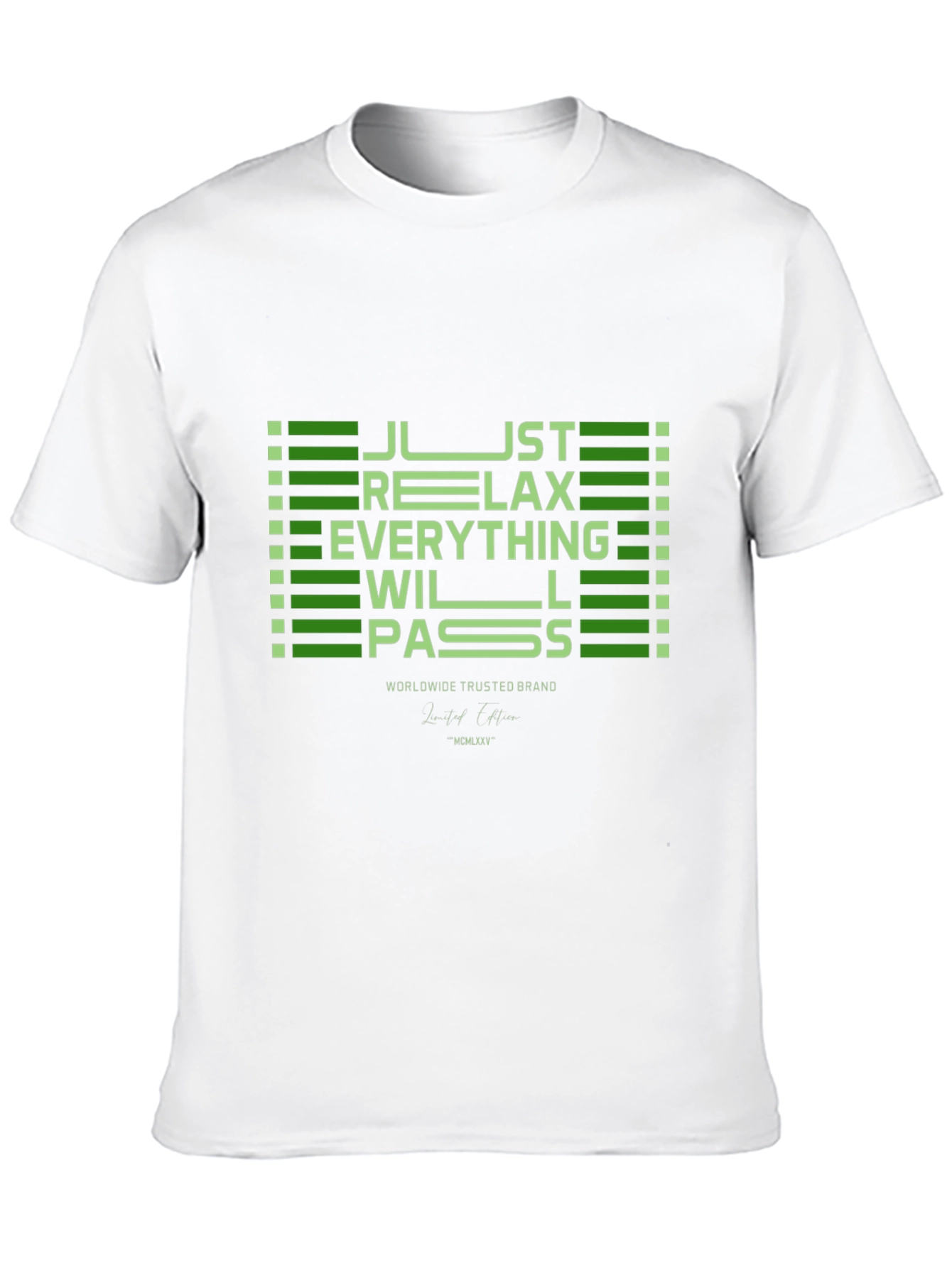 Just Relax T-Shirt - Modern Graphic Tee