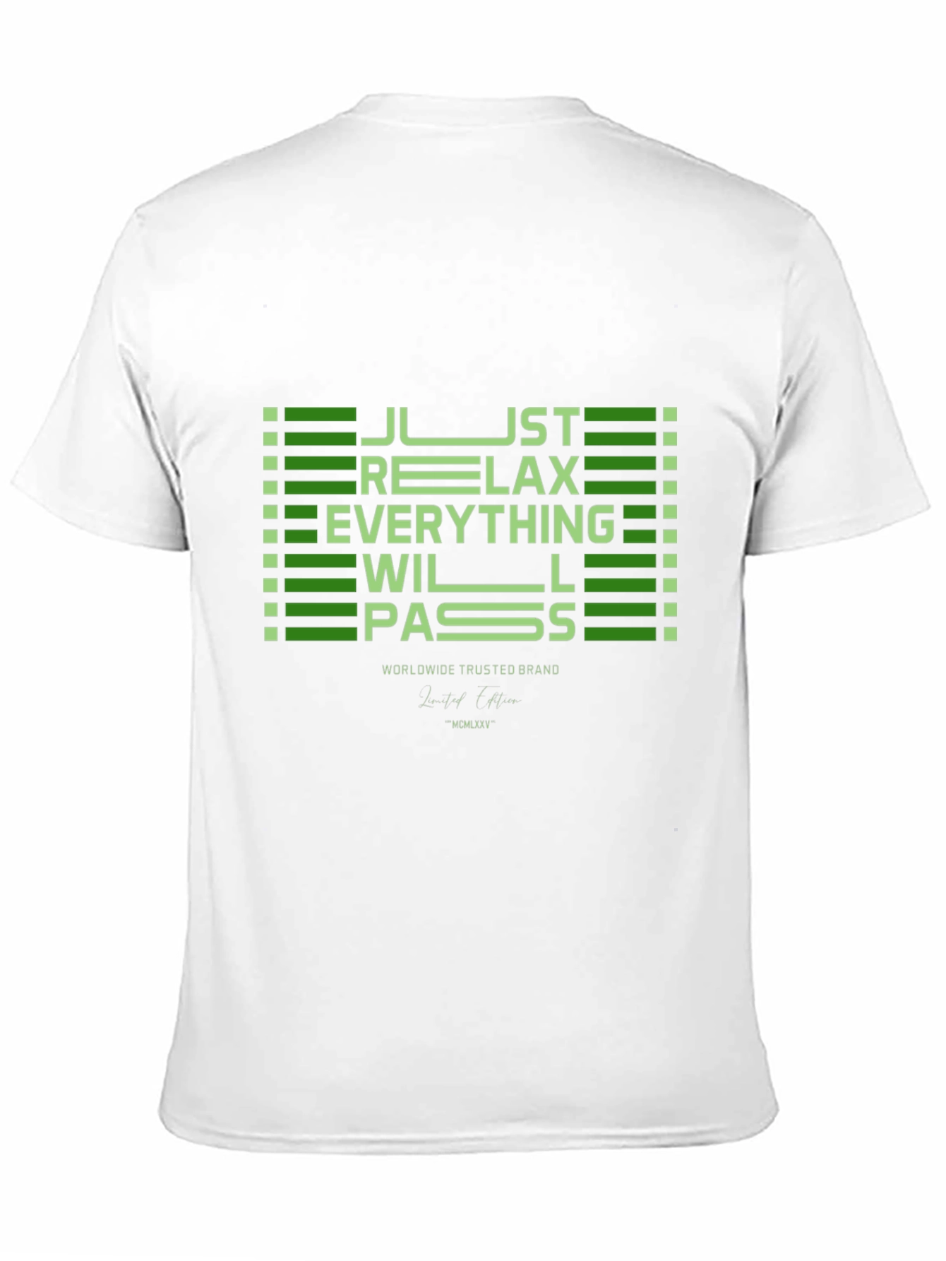 Just Relax T-Shirt - Modern Graphic Tee