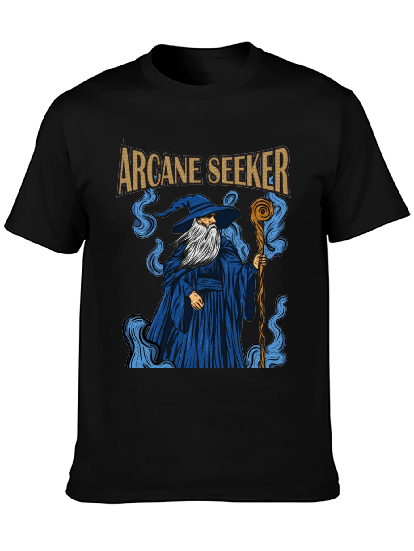 Arcane Seeker T-Shirt Wizard Graphic Tee