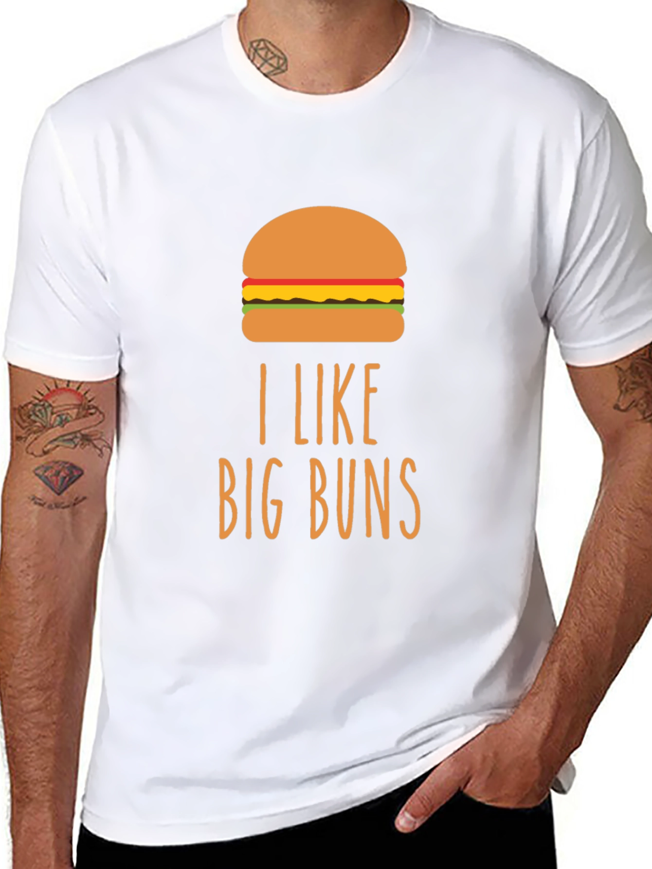 Big Buns Burger Graphic T-Shirt