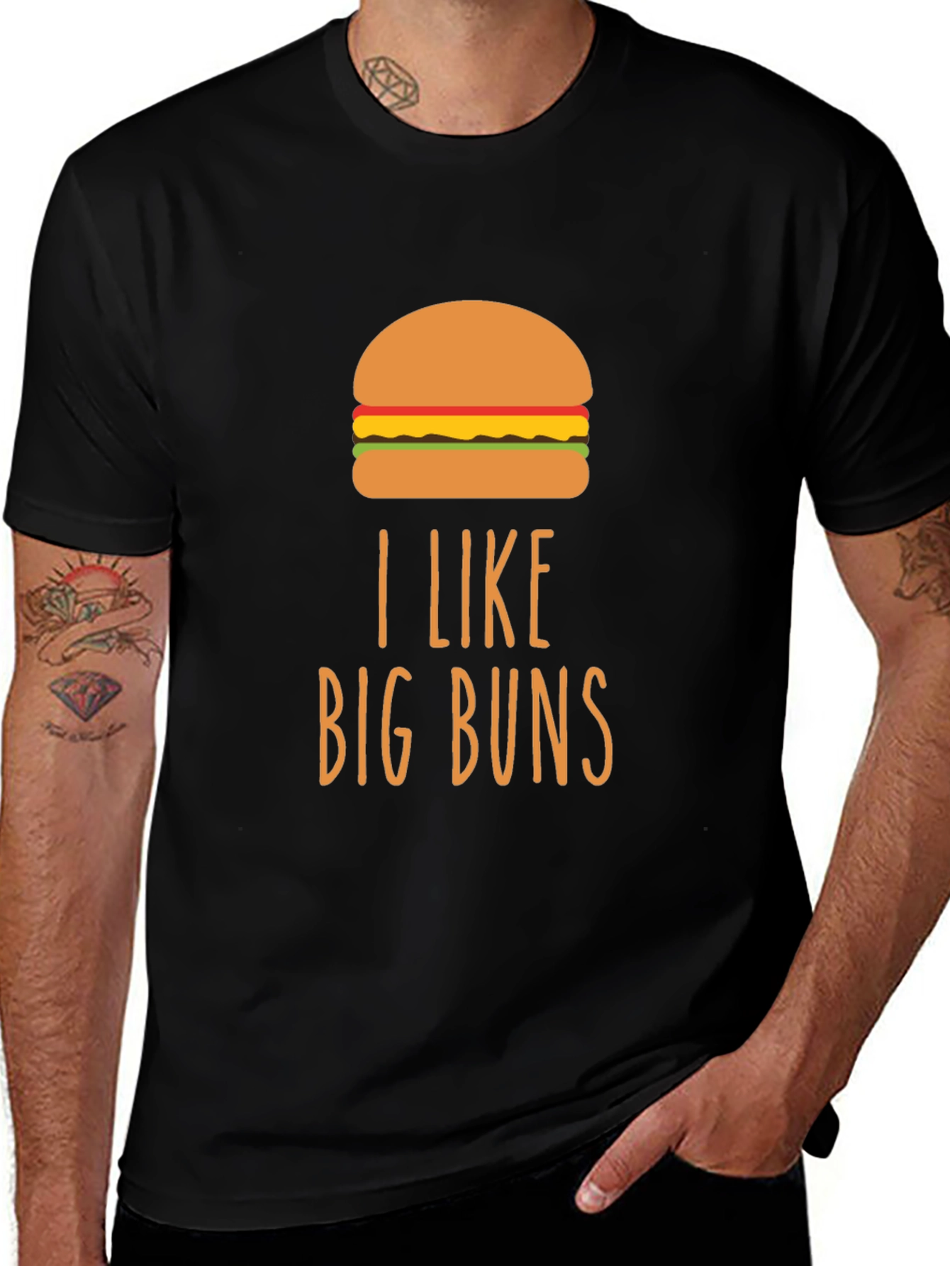 Big Buns Burger Graphic T-Shirt