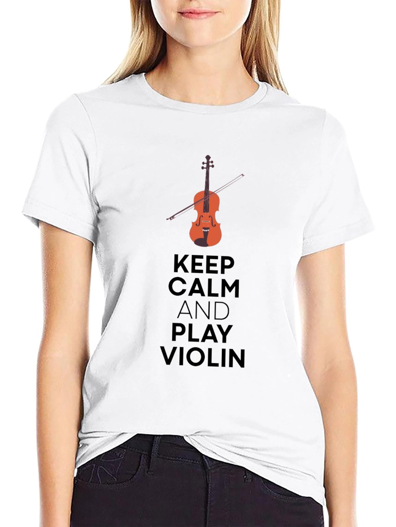 Keep Calm and Play Violin T-Shirt