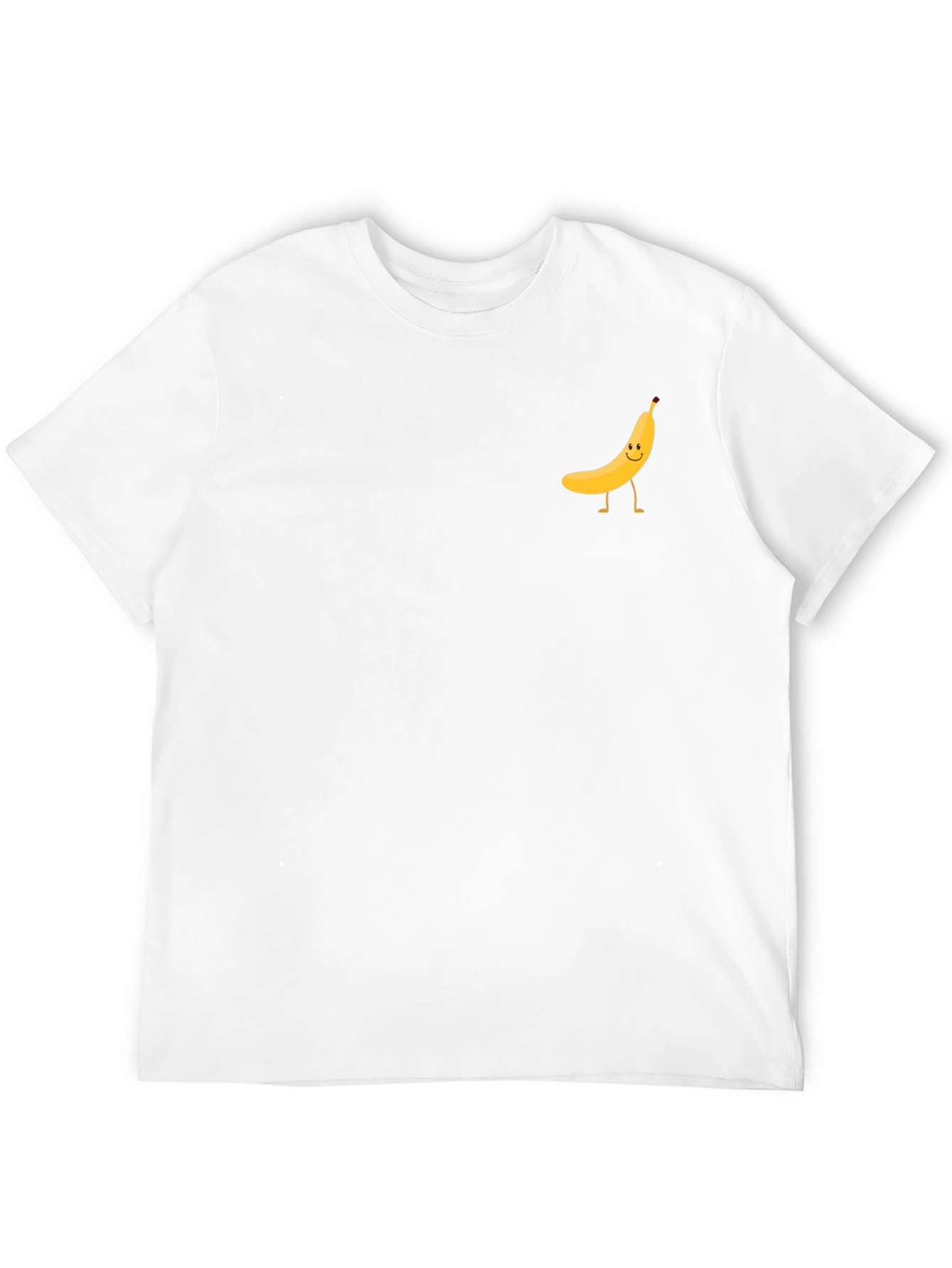 Walking Banana Graphic Tee - Black Cotton T-Shirt