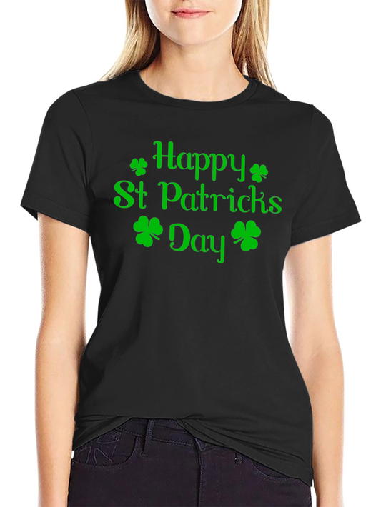 Happy St. Patricks Day Green Shamrock T-Shirt