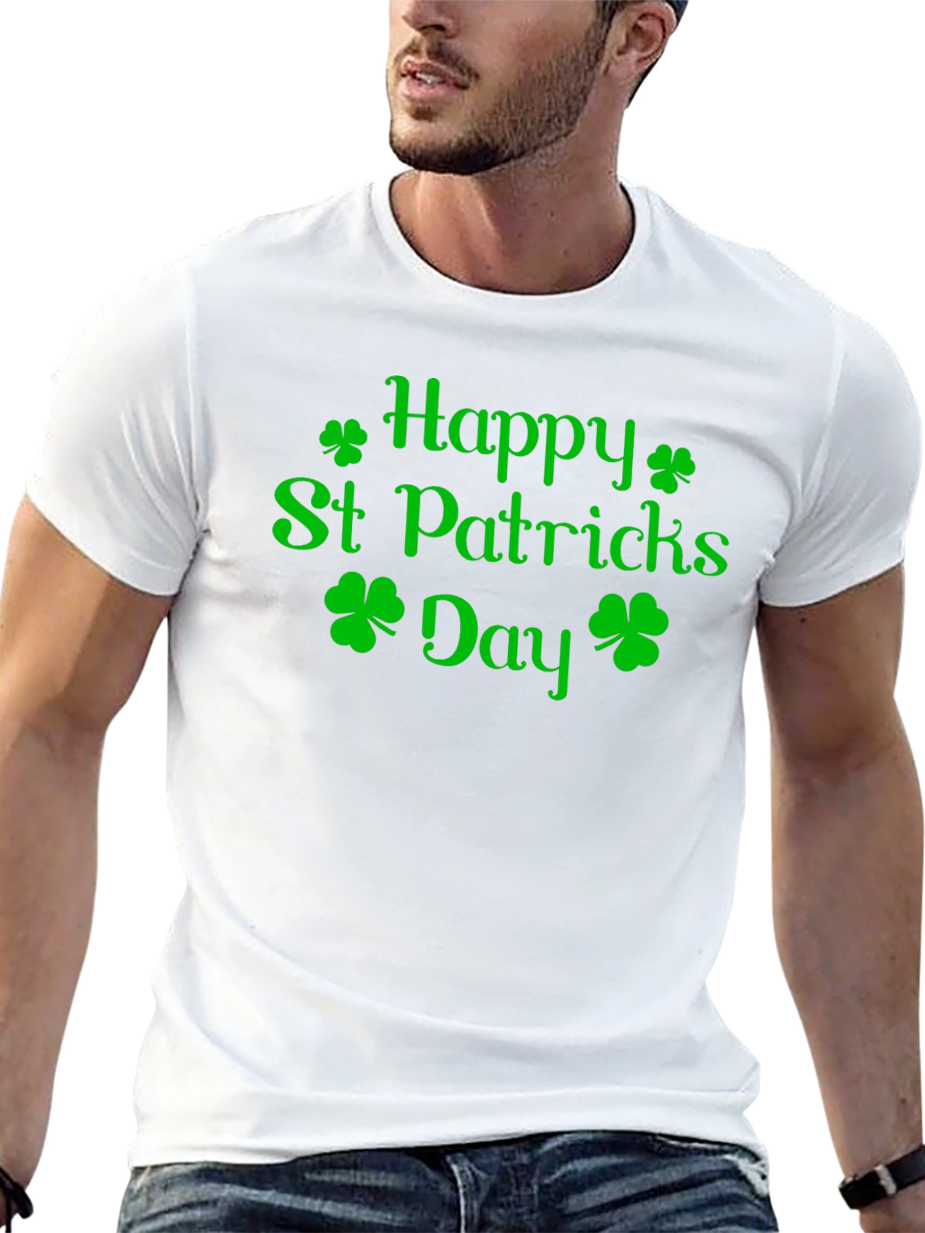 Happy St. Patricks Day Green Shamrock T-Shirt