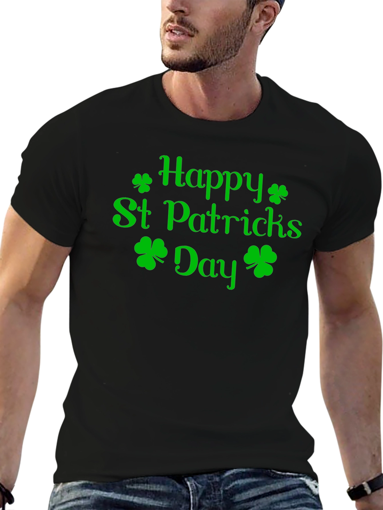 Happy St. Patricks Day Green Shamrock T-Shirt