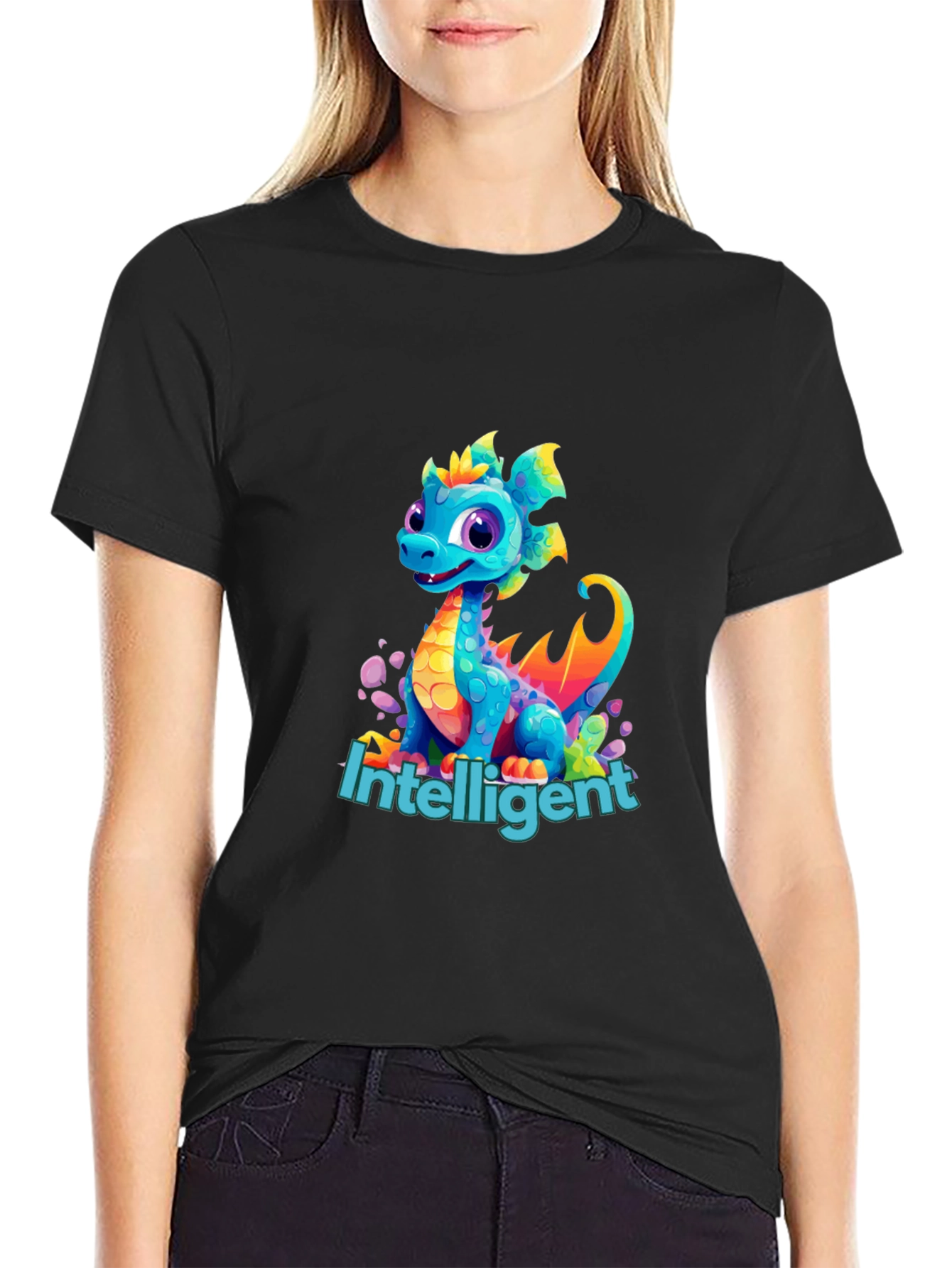 Intelligent Dragon Graphic Tee