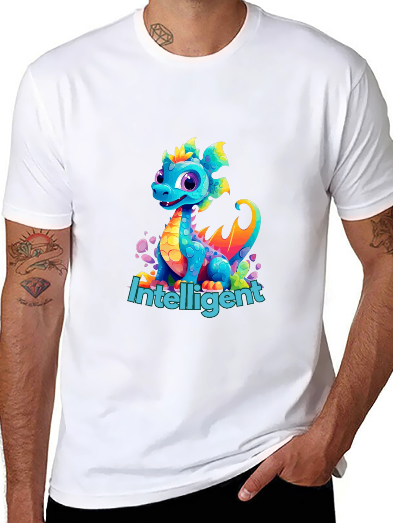 Intelligent Dragon Graphic Tee