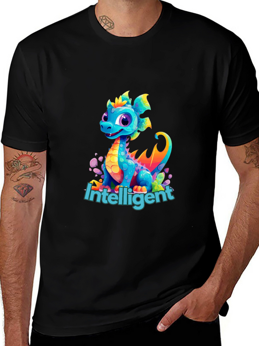 Intelligent Dragon Graphic Tee