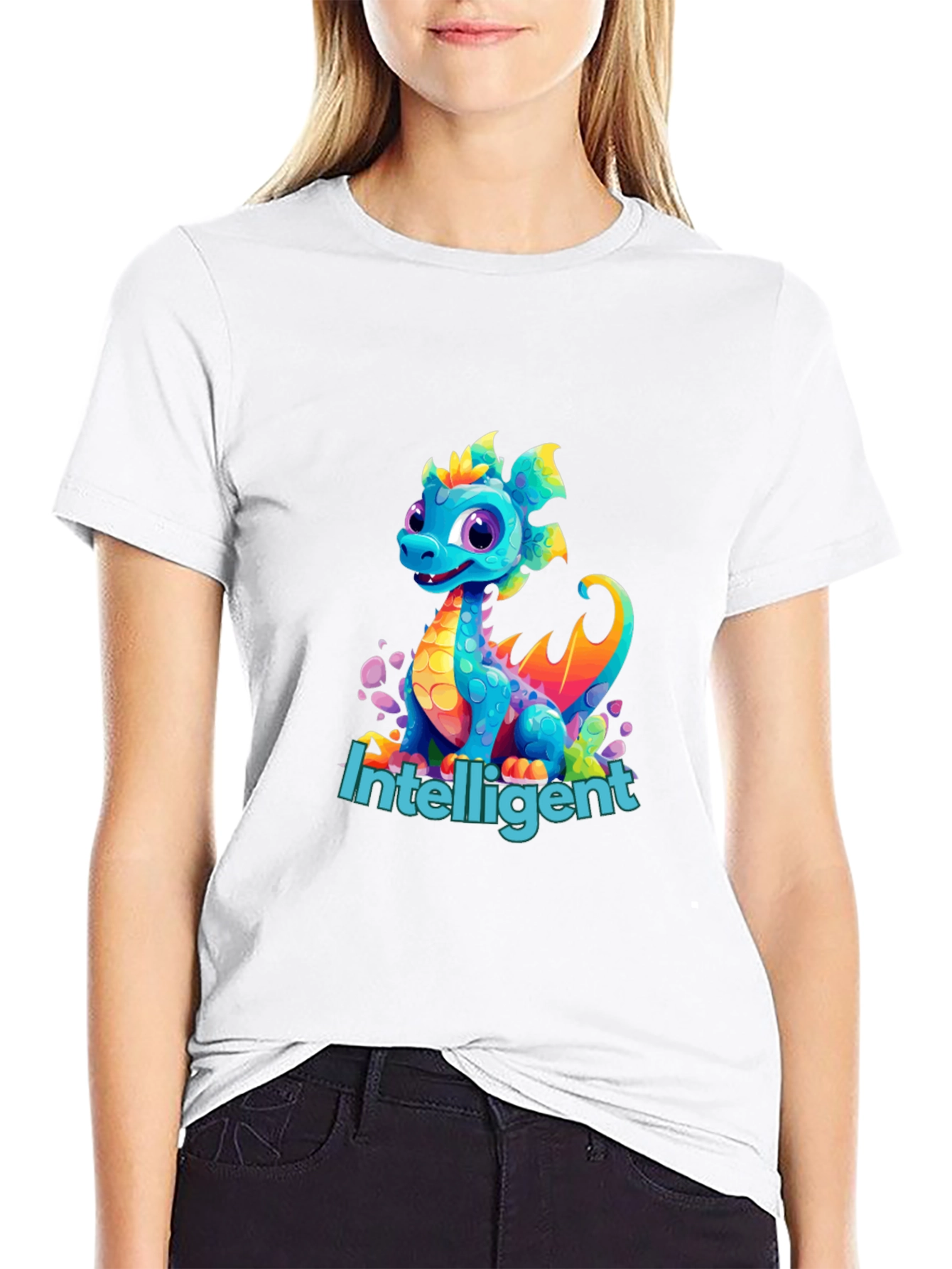 Intelligent Dragon Graphic Tee