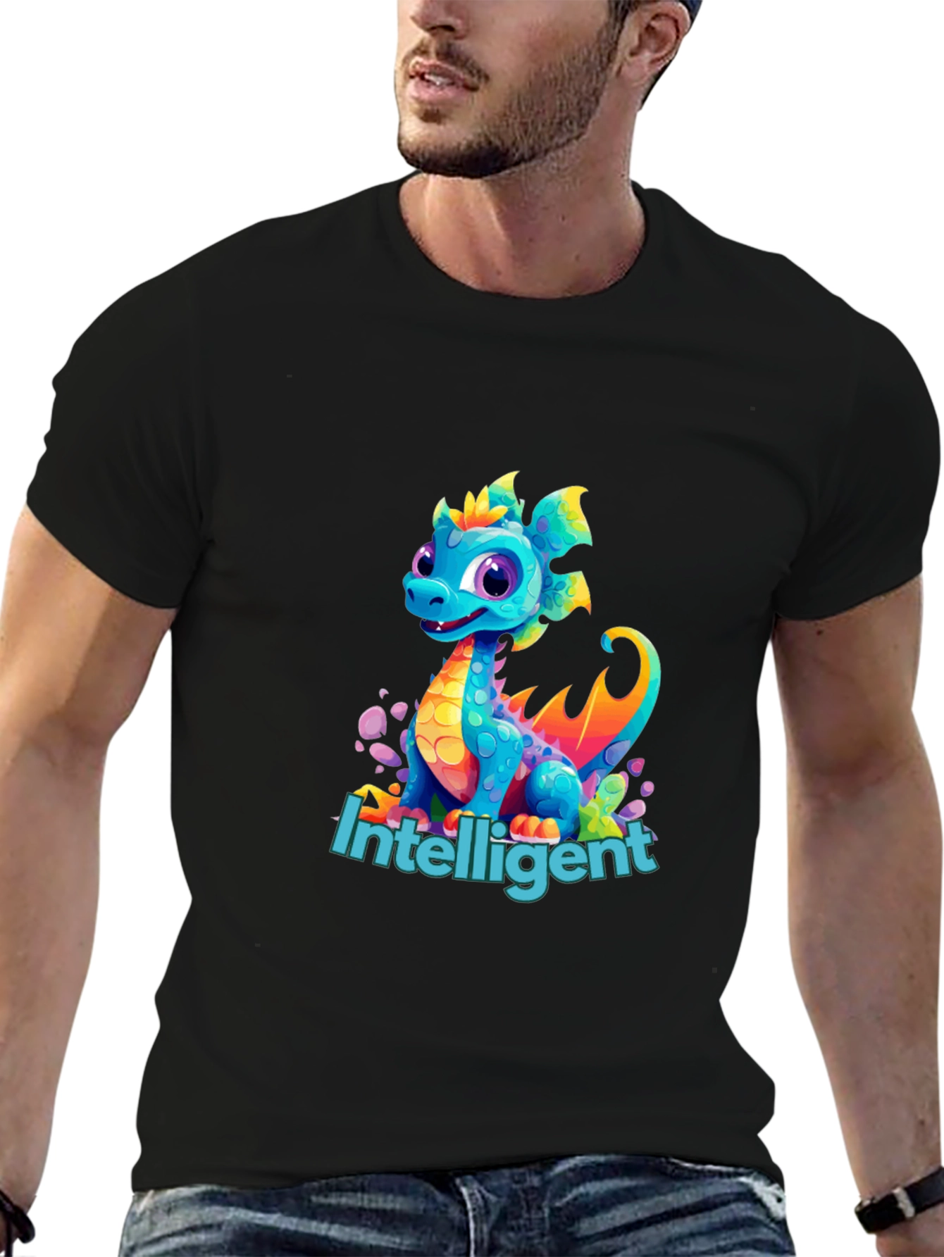Intelligent Dragon Graphic Tee
