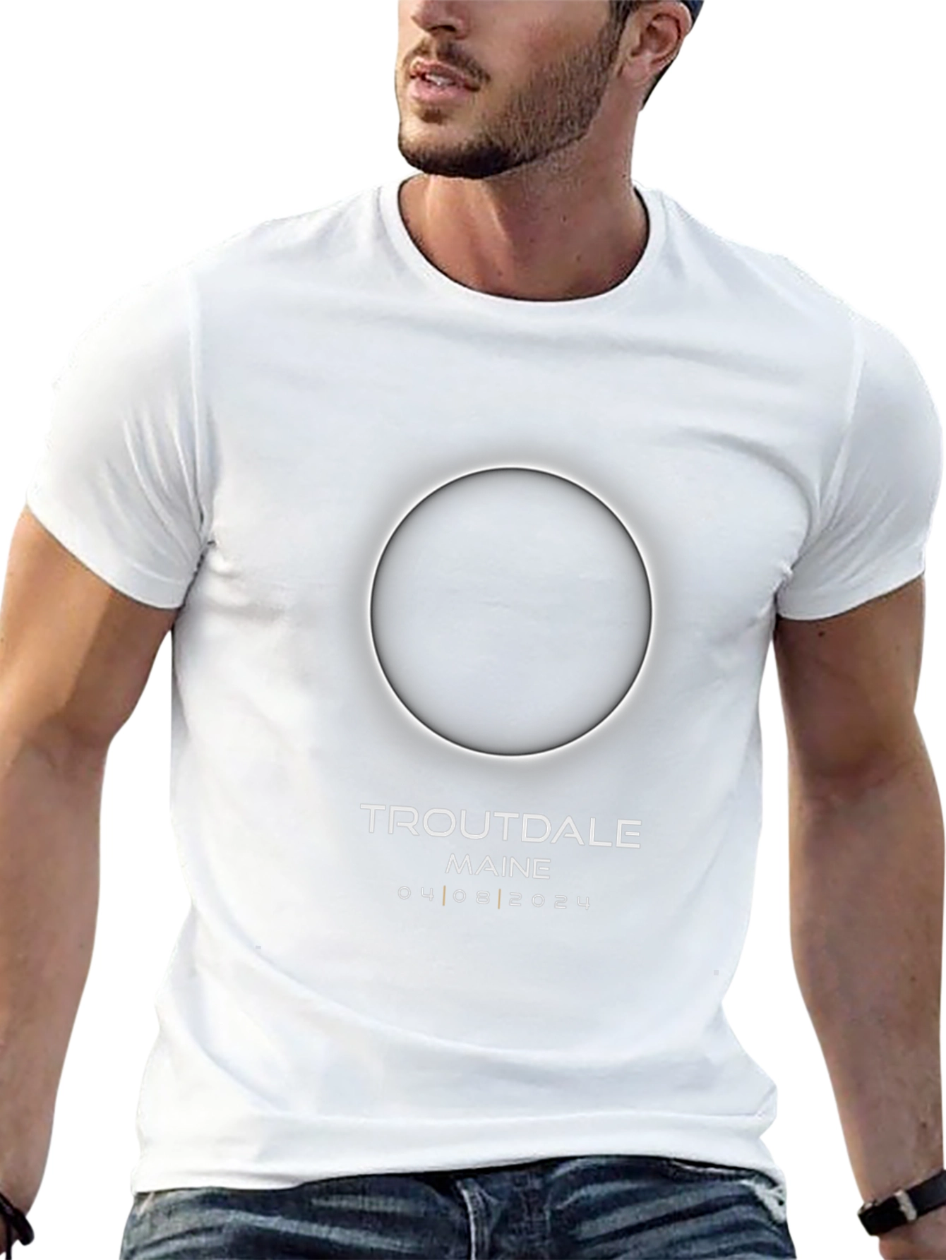 Troutdale Maine Eclipse 2024 T-Shirt